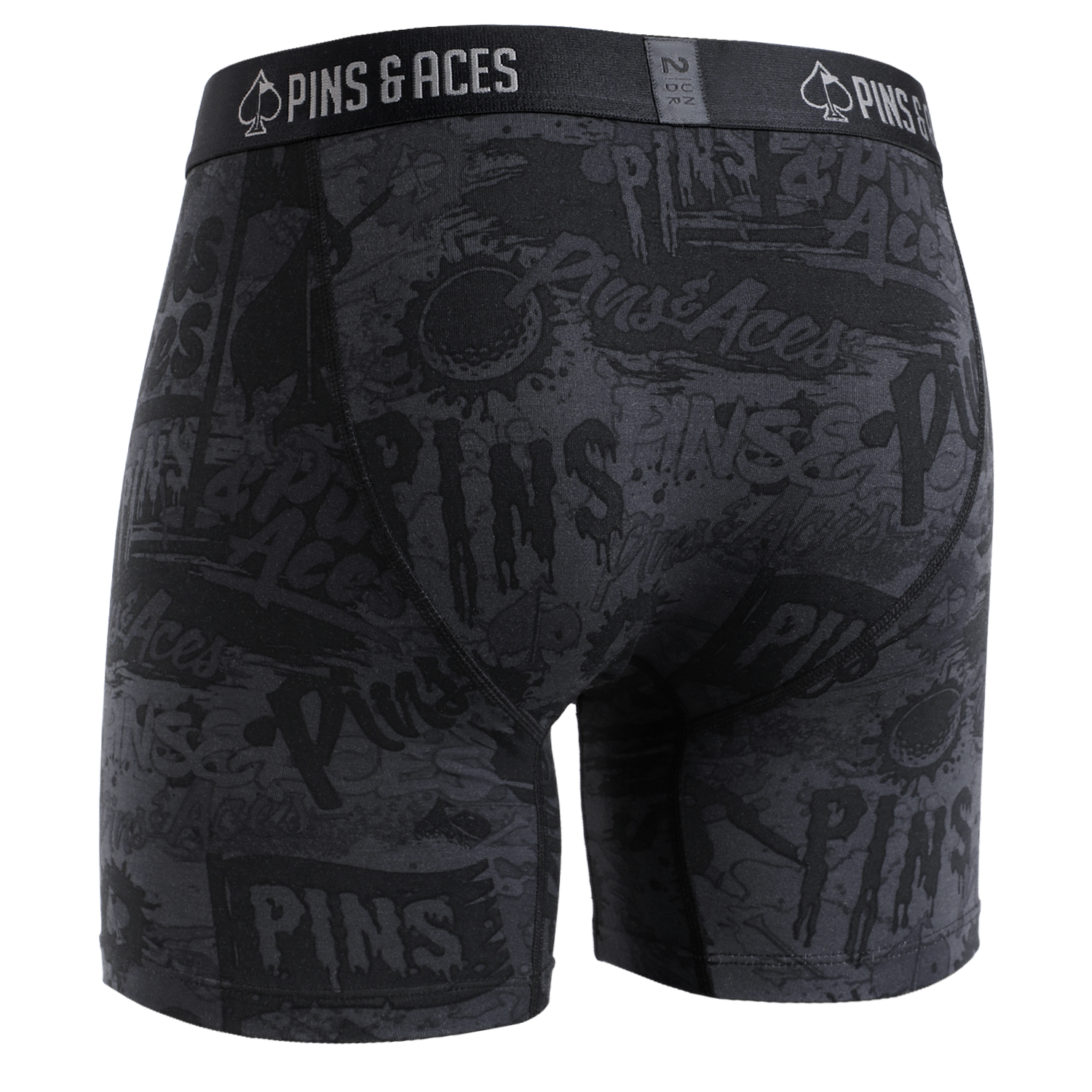 2UNDR x P&A Swing Shift 6" Box Briefs - Graffiti Splatter