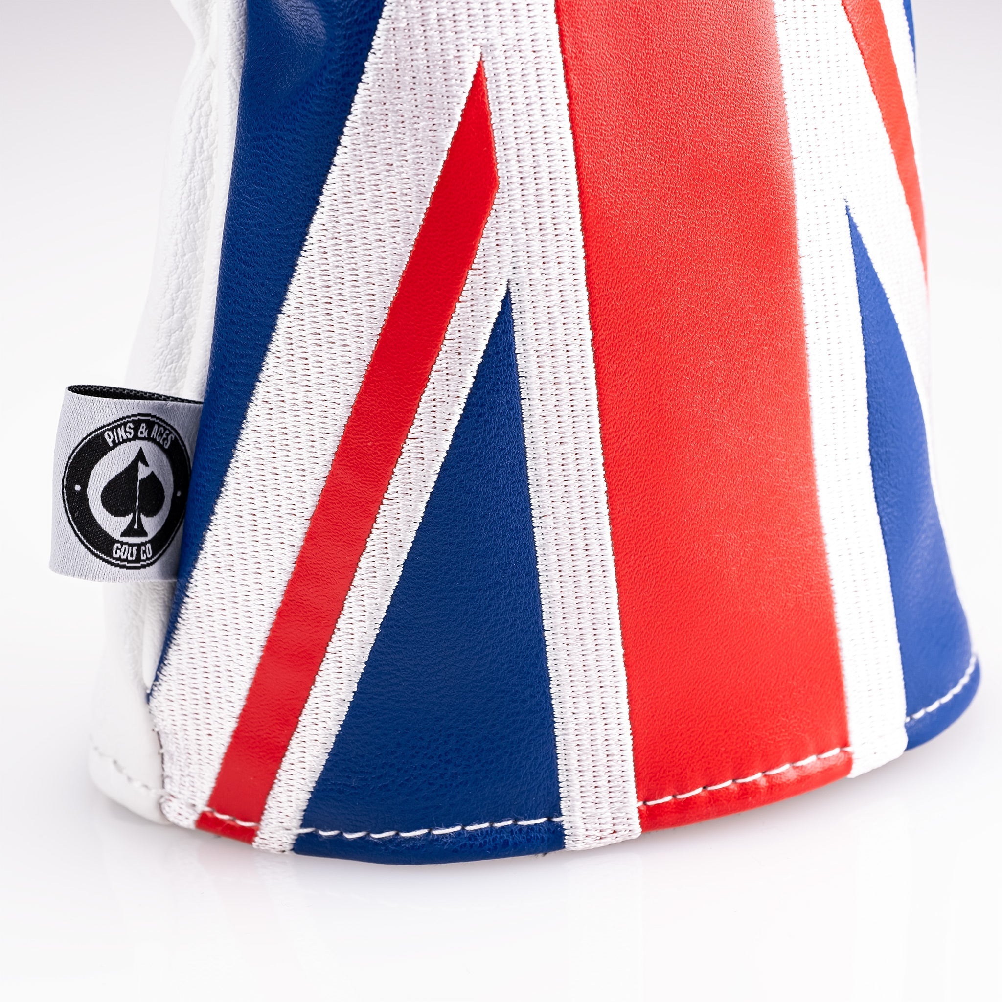 Bold driver cover featuring the United Kingdom flag design, perfect for golfers wanting to showcase their style on the course.