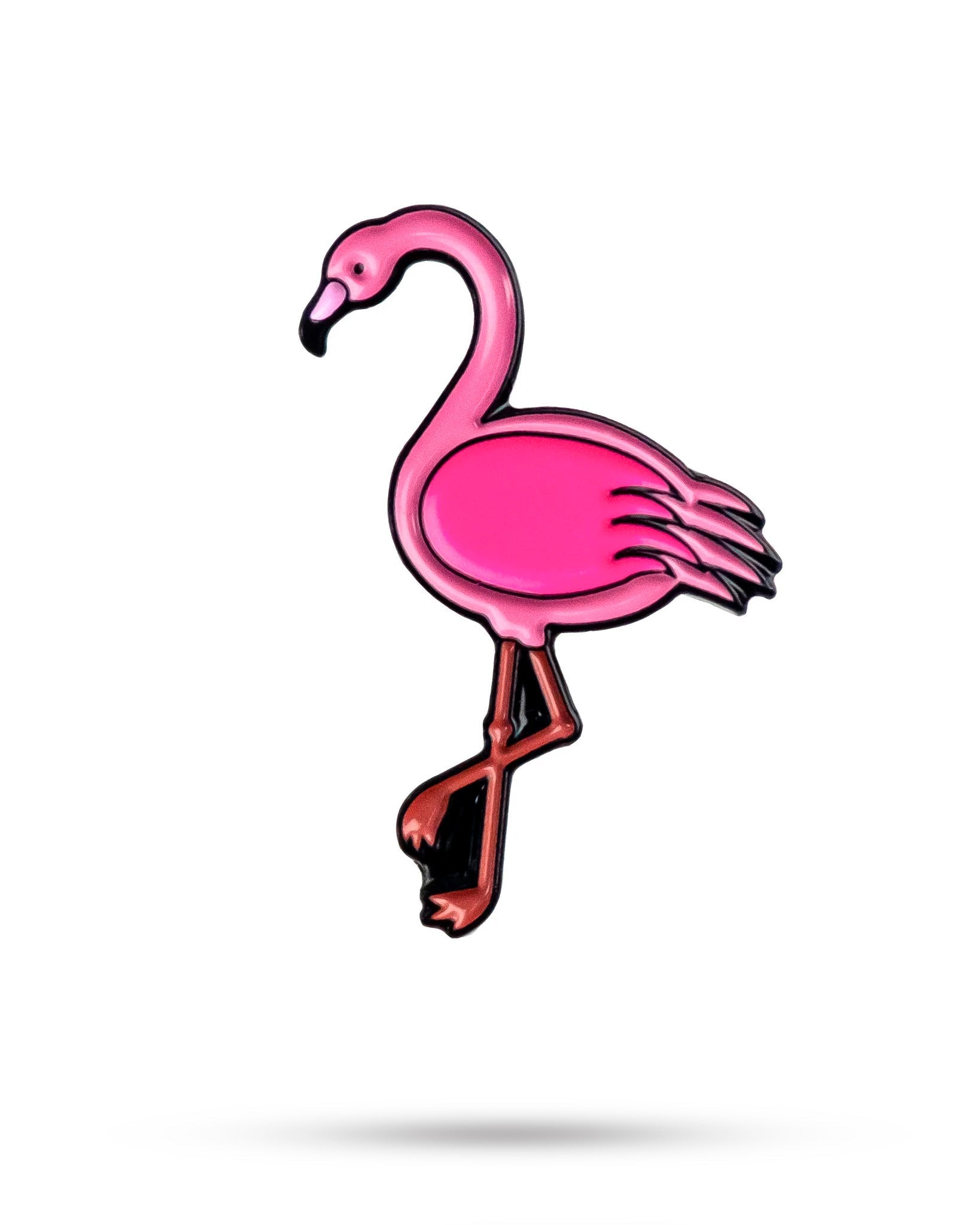 Flamingo ball marker featuring a colorful design, ideal for golf enthusiasts.