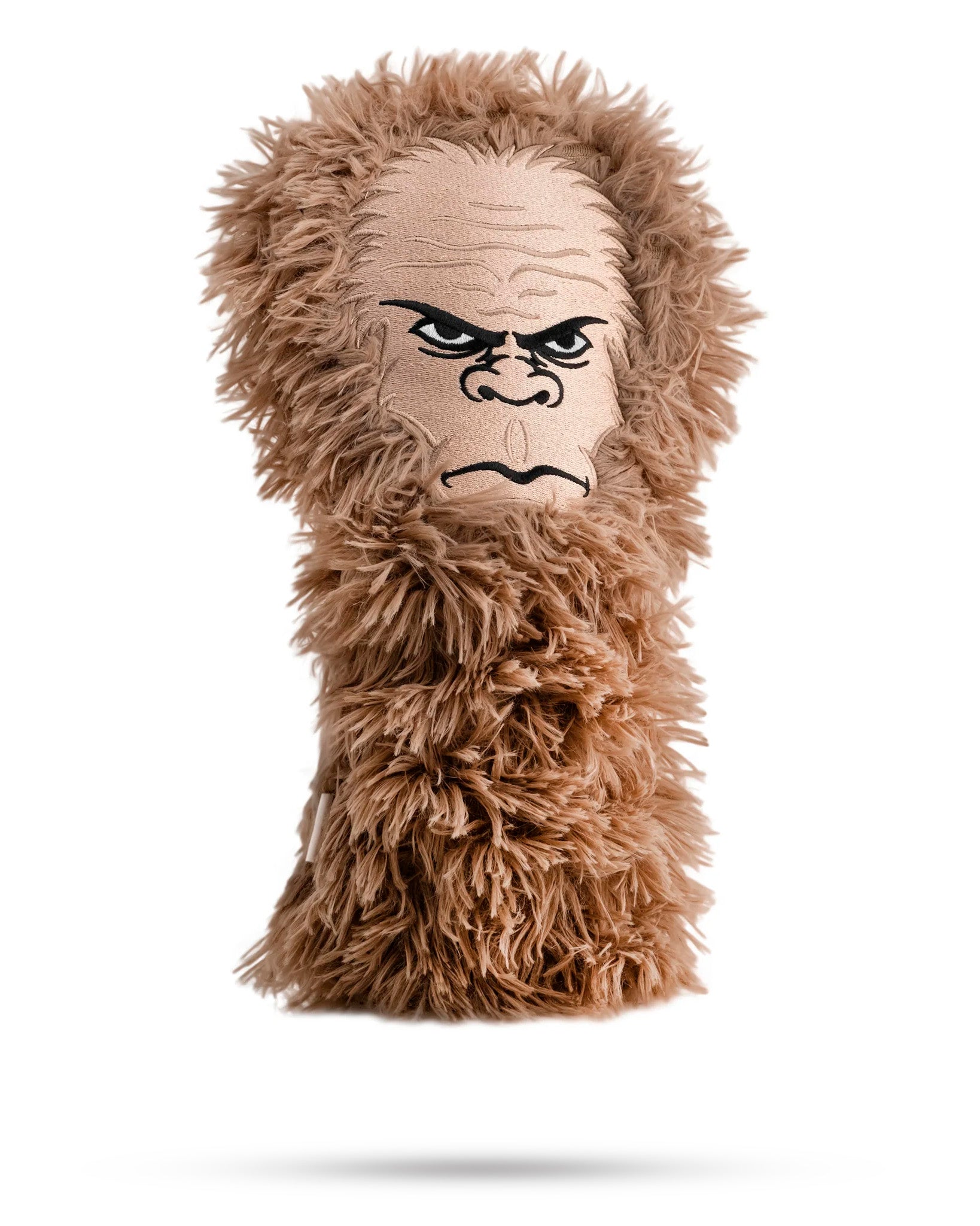 Sasquatch driver cover featuring a whimsical design of the mythical creature, suitable for golf clubs.