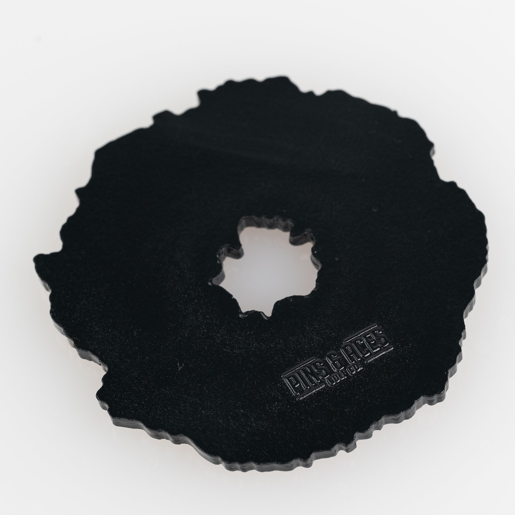 Coconut Fudge Cookie Ball Marker featuring a unique cookie shape with a textured black finish, ideal for golfers.