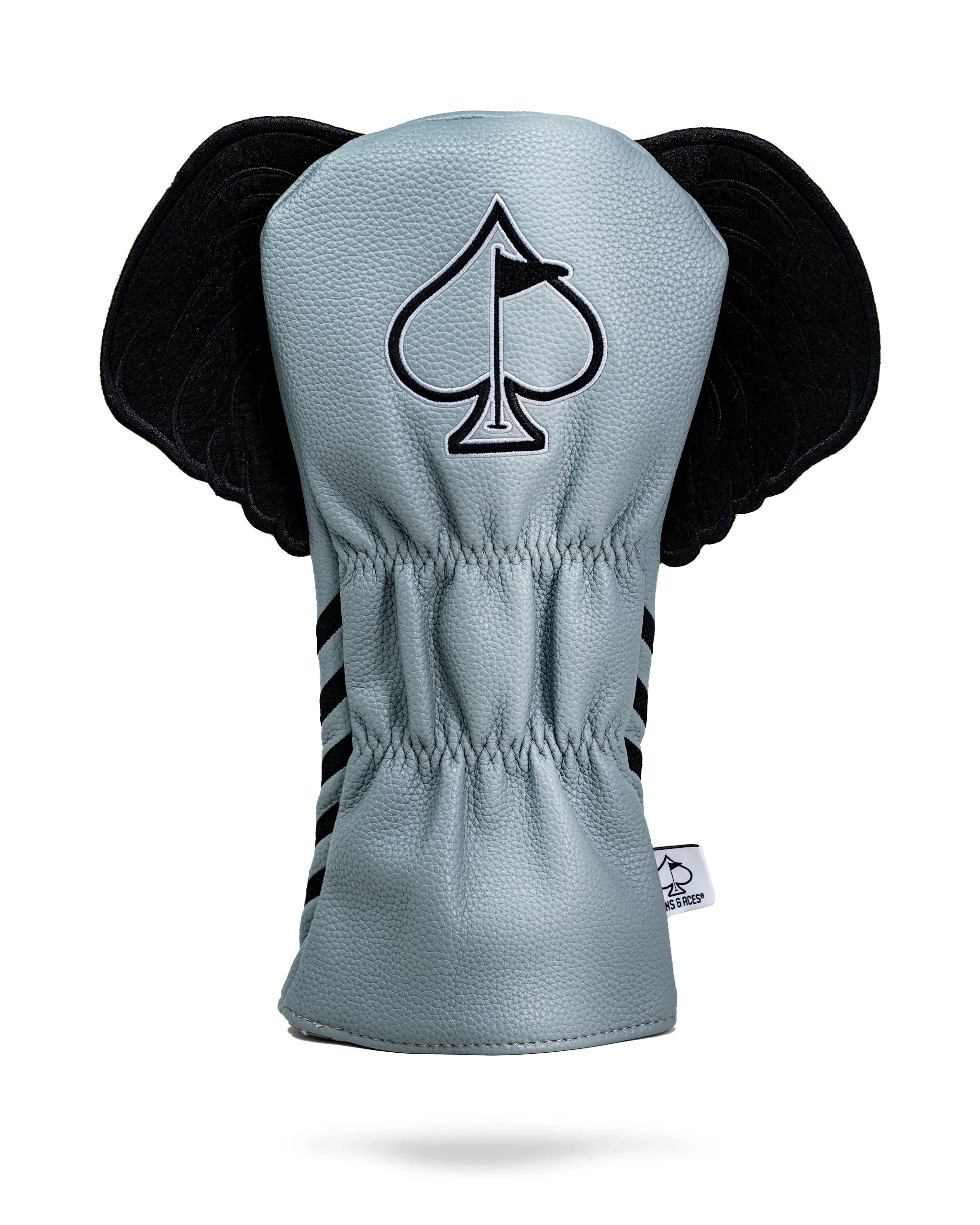 Elephant driver cover featuring a realistic, colorful elephant design for golf clubs.