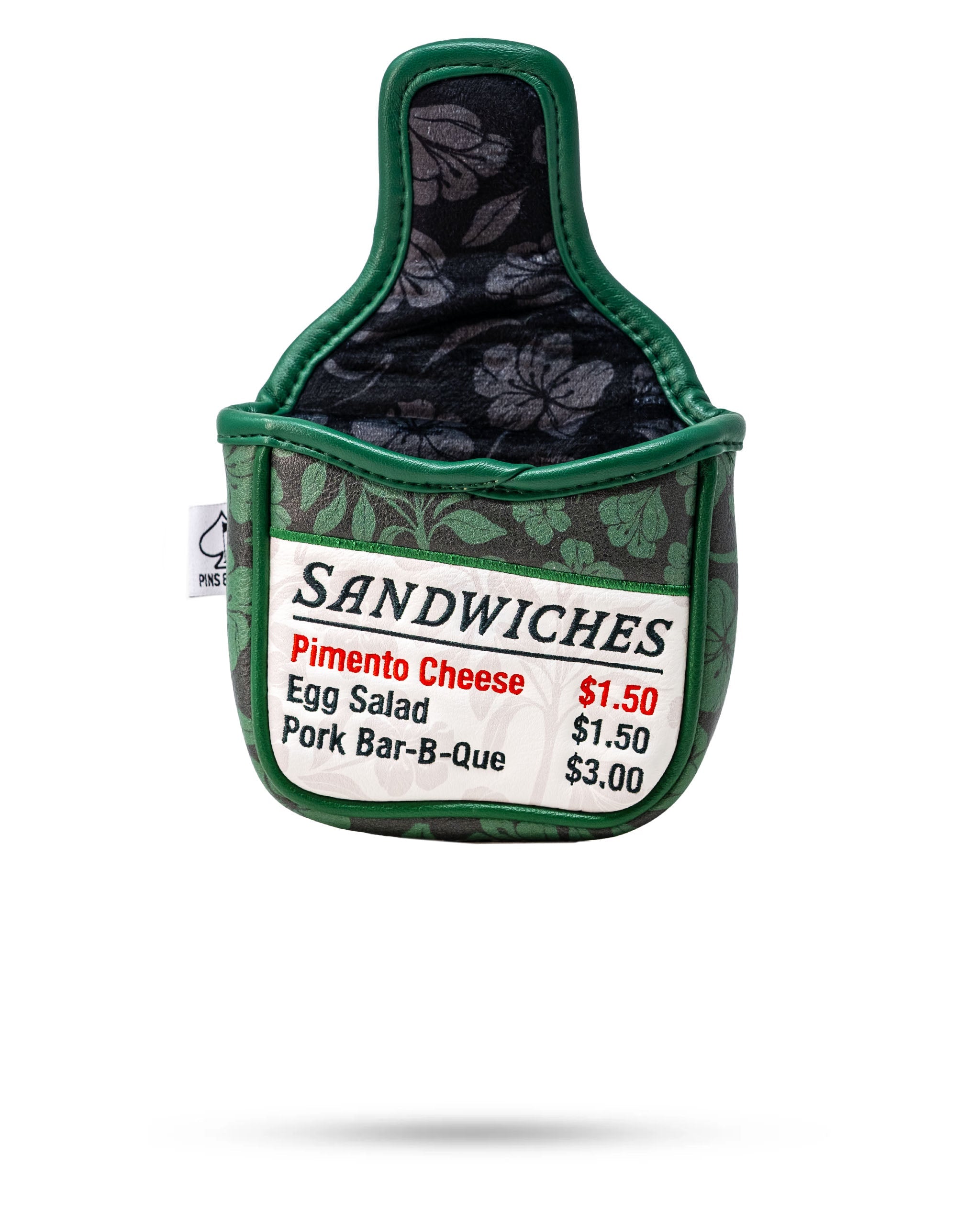 Augusta '25 mallet putter cover featuring a vibrant green and white design with the iconic Augusta National logo.