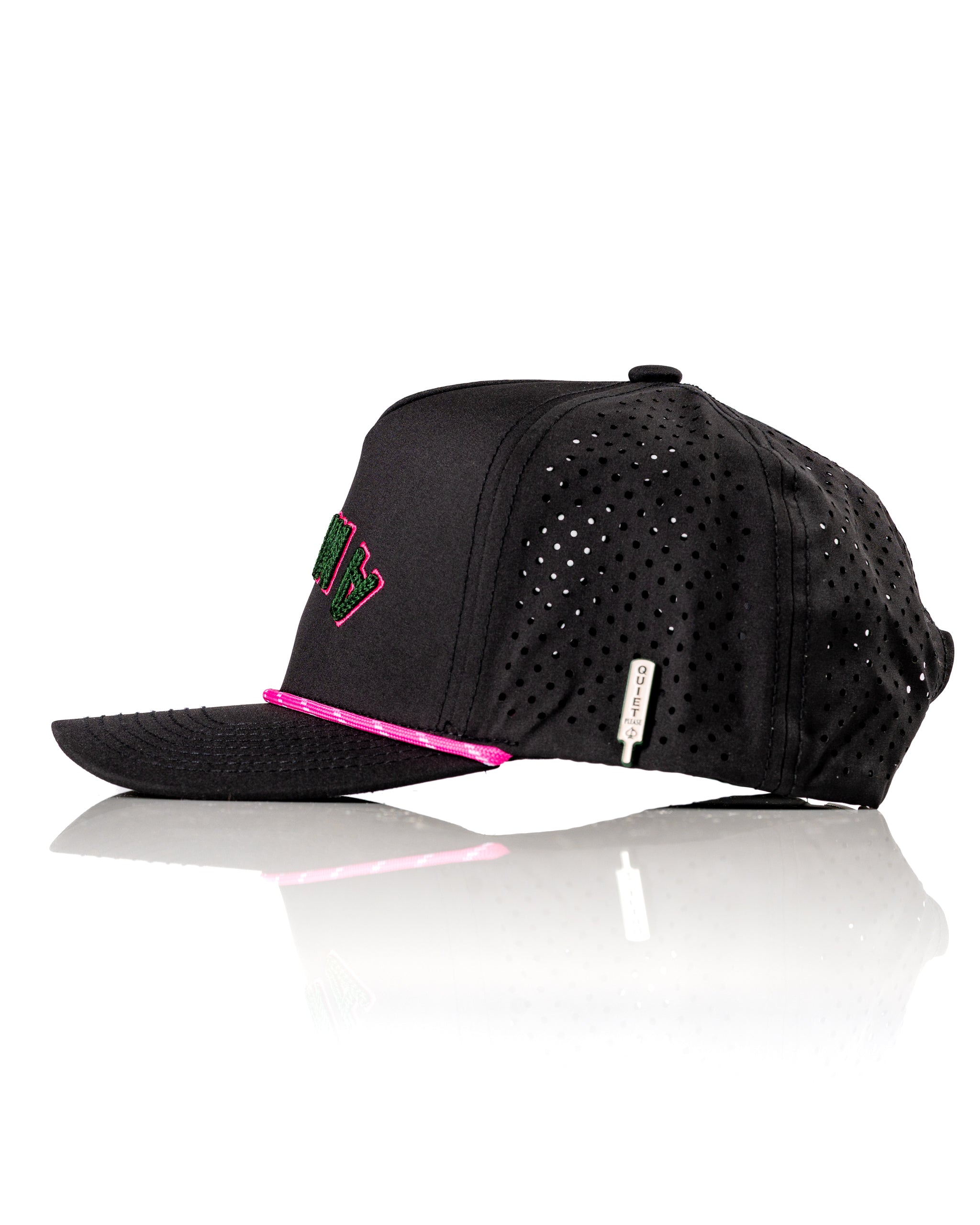Amen Inverted Black - Perforated Rope Hat