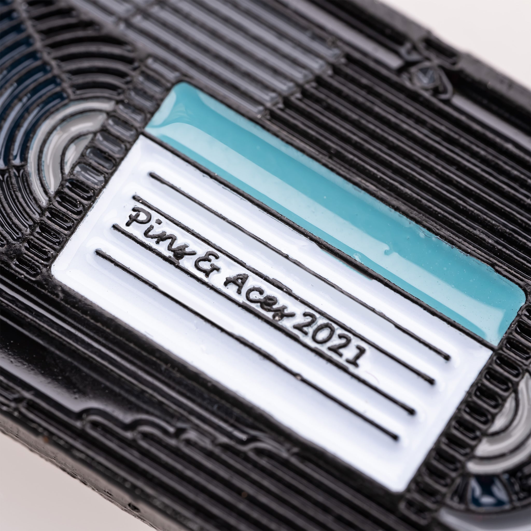 VHS Ball Marker featuring a retro VHS tape design, made of durable material, ideal for golfers to mark their ball on the course.