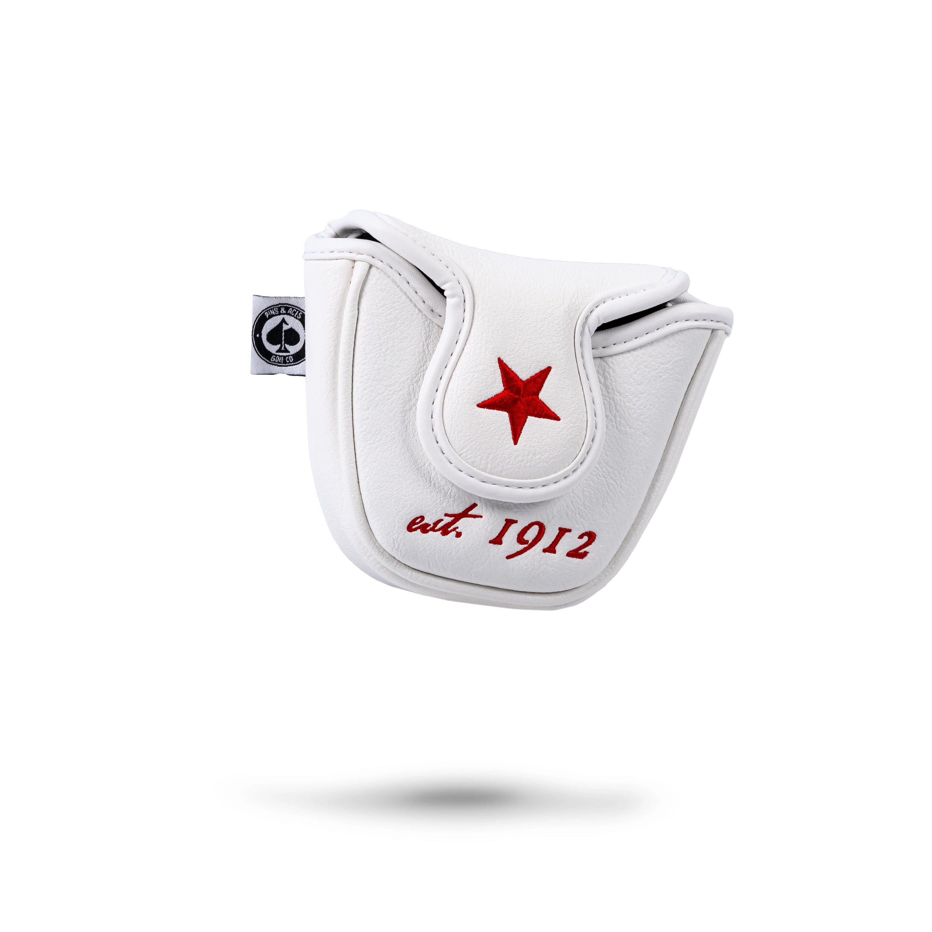 California State Flag Mallet Putter Cover featuring vibrant flag design and padded protection for golf equipment.
