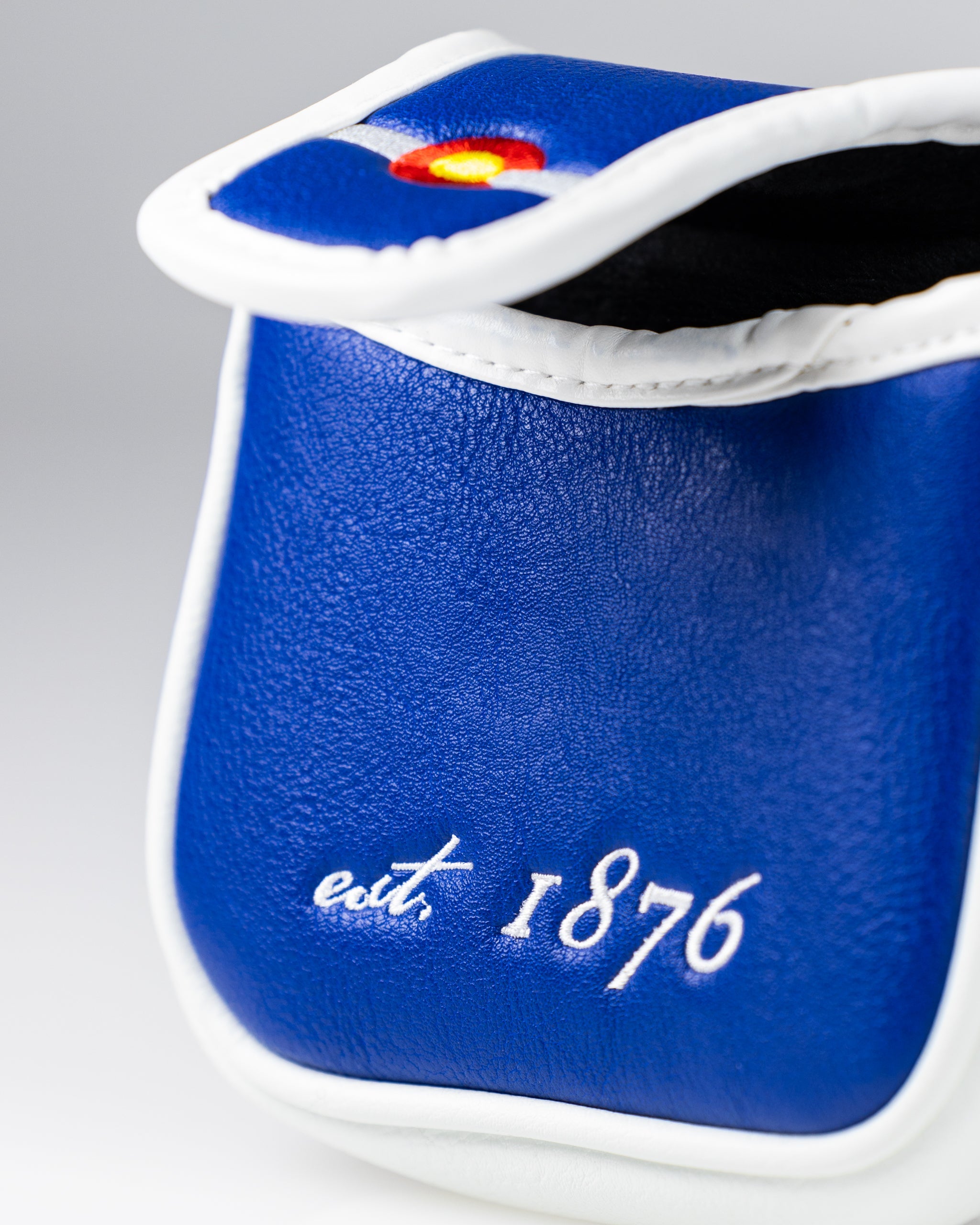 Colorado State Flag Mallet Putter Cover featuring the iconic blue, yellow, and red design.