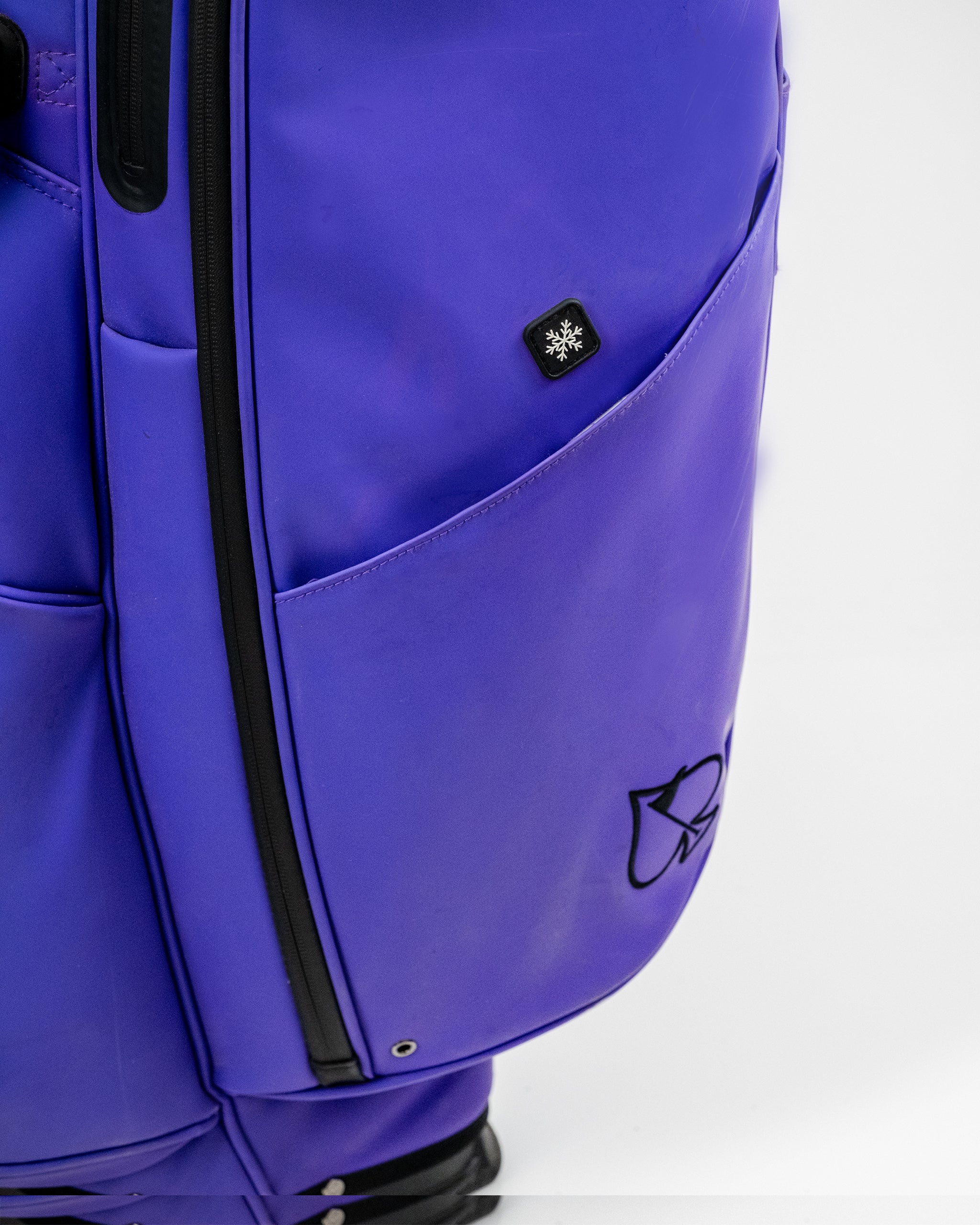 Alt text: Player Preferred™ Golf Bag in Grape color, showcasing its sleek design and durable material, ideal for golfers.
