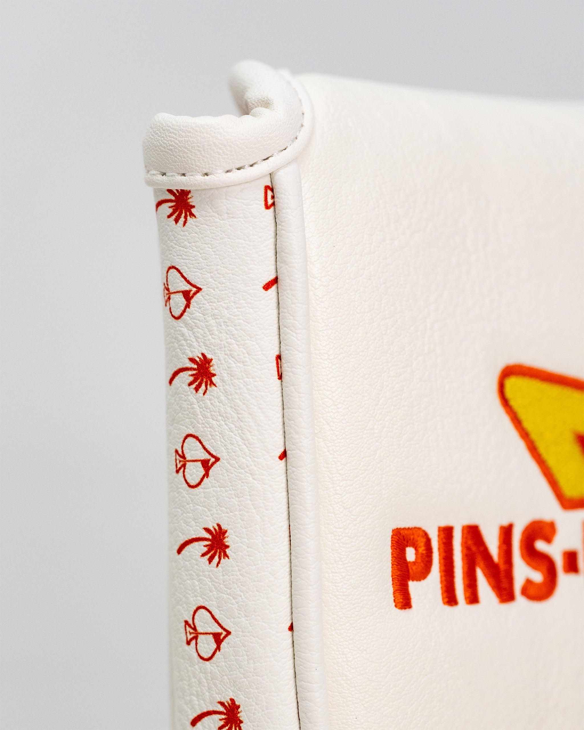 In-N-Ace mallet putter cover featuring a vibrant fast-food design with playful graphics.