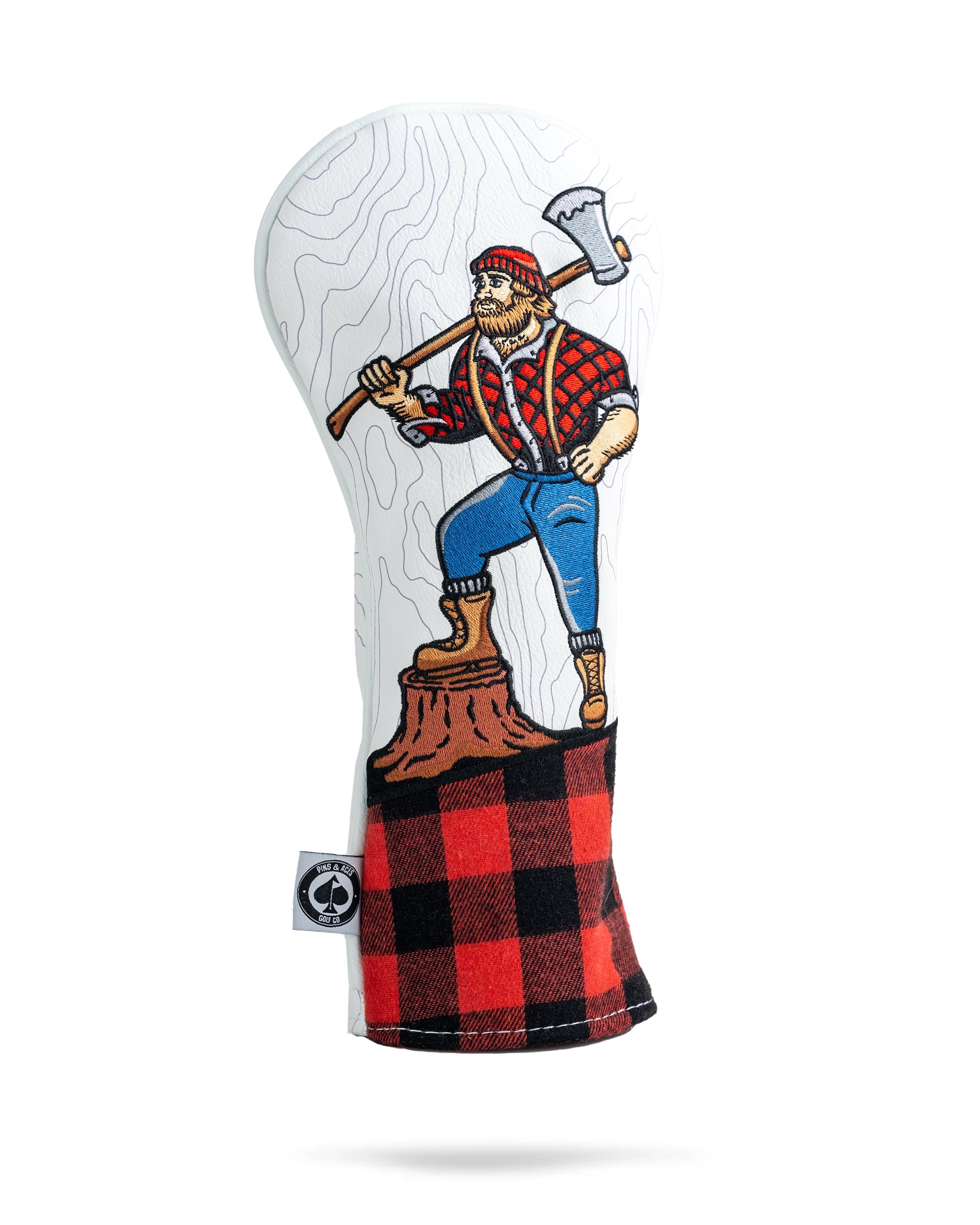 Hacker Fairway Cover featuring a sleek, stylish design with vibrant colors and a protective shape for golf clubs.