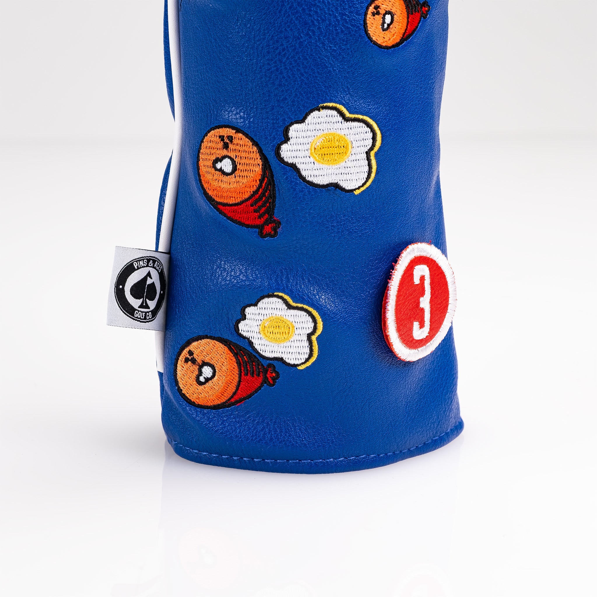 Ham & Eggs Fairway Cover featuring a detailed design with a playful ham and eggs theme, perfect for golfers.