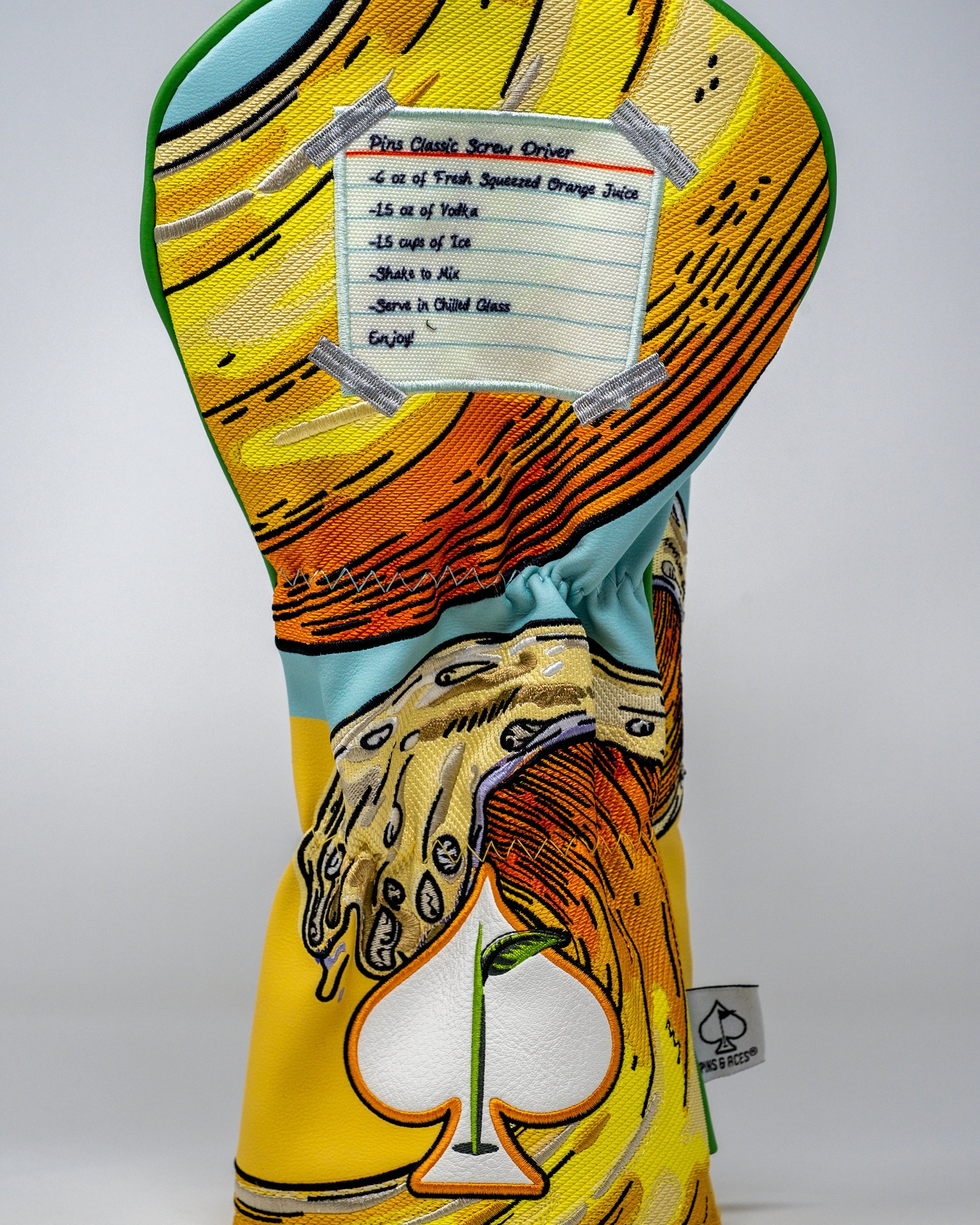 Screwdriver driver cover with detailed artwork, featuring a stylish design.