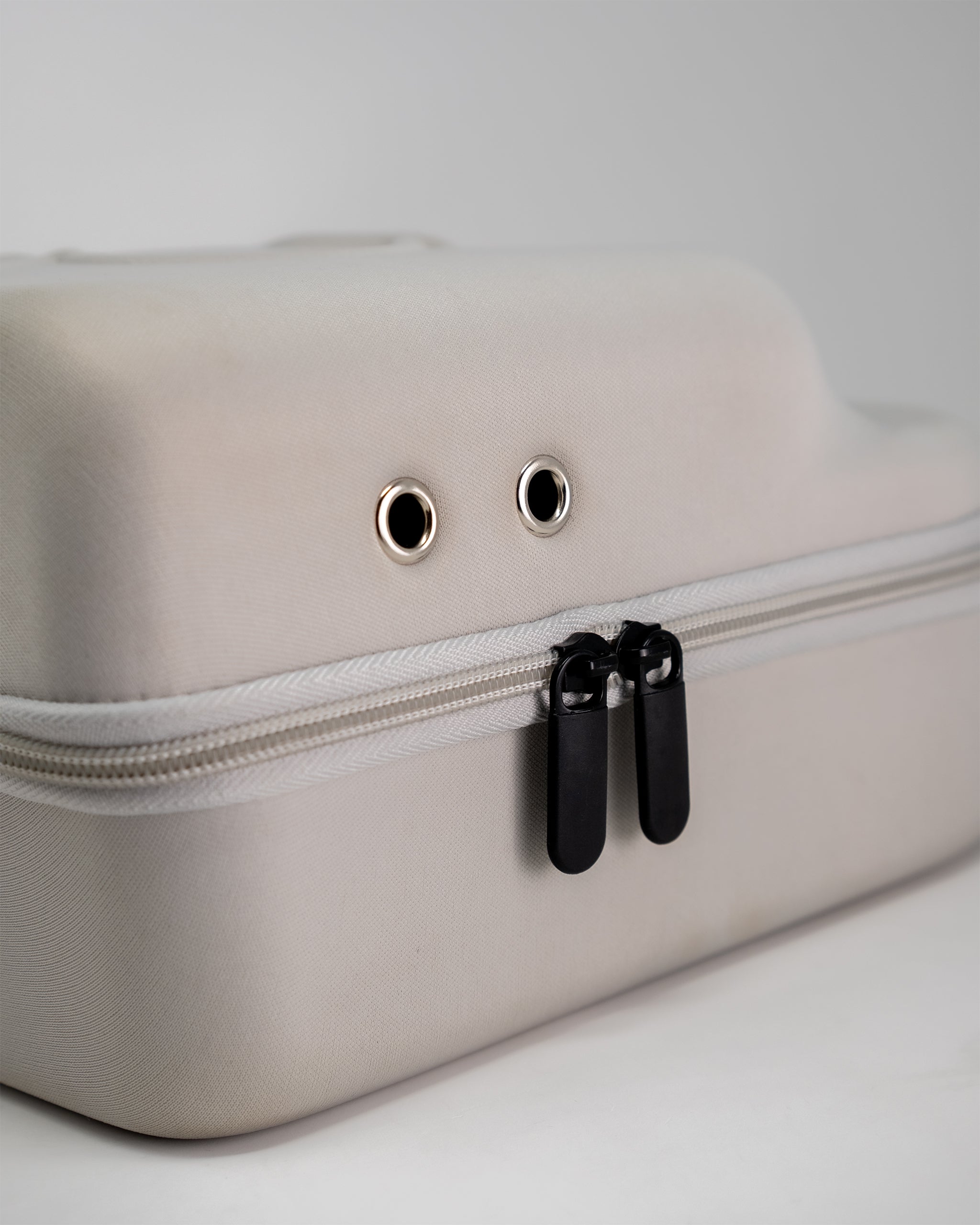 Hat Caddie - Stone color, stylish hat storage solution for organizing and displaying hats.