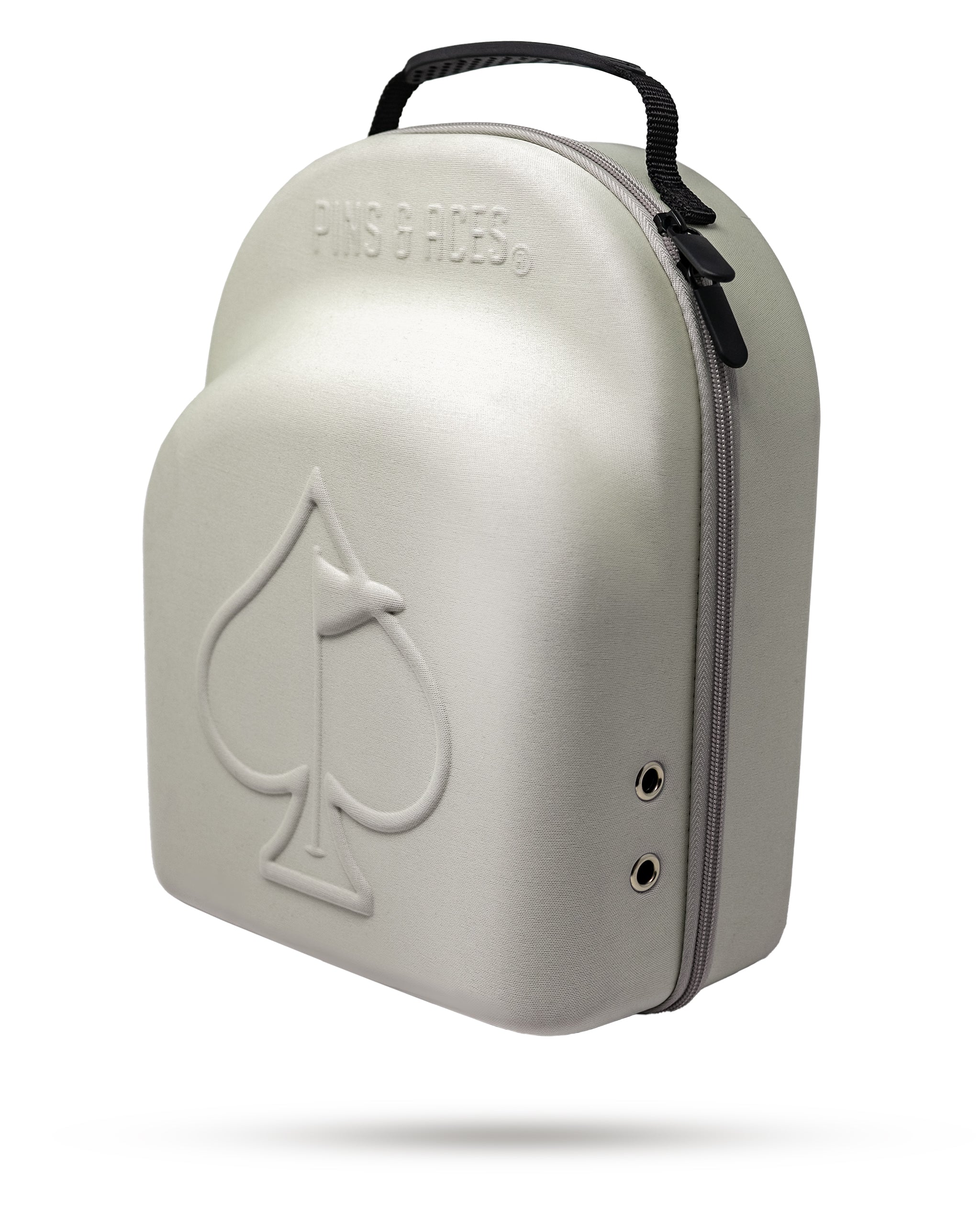 Hat Caddie in stone color, showcasing a stylish and functional design for hat storage.