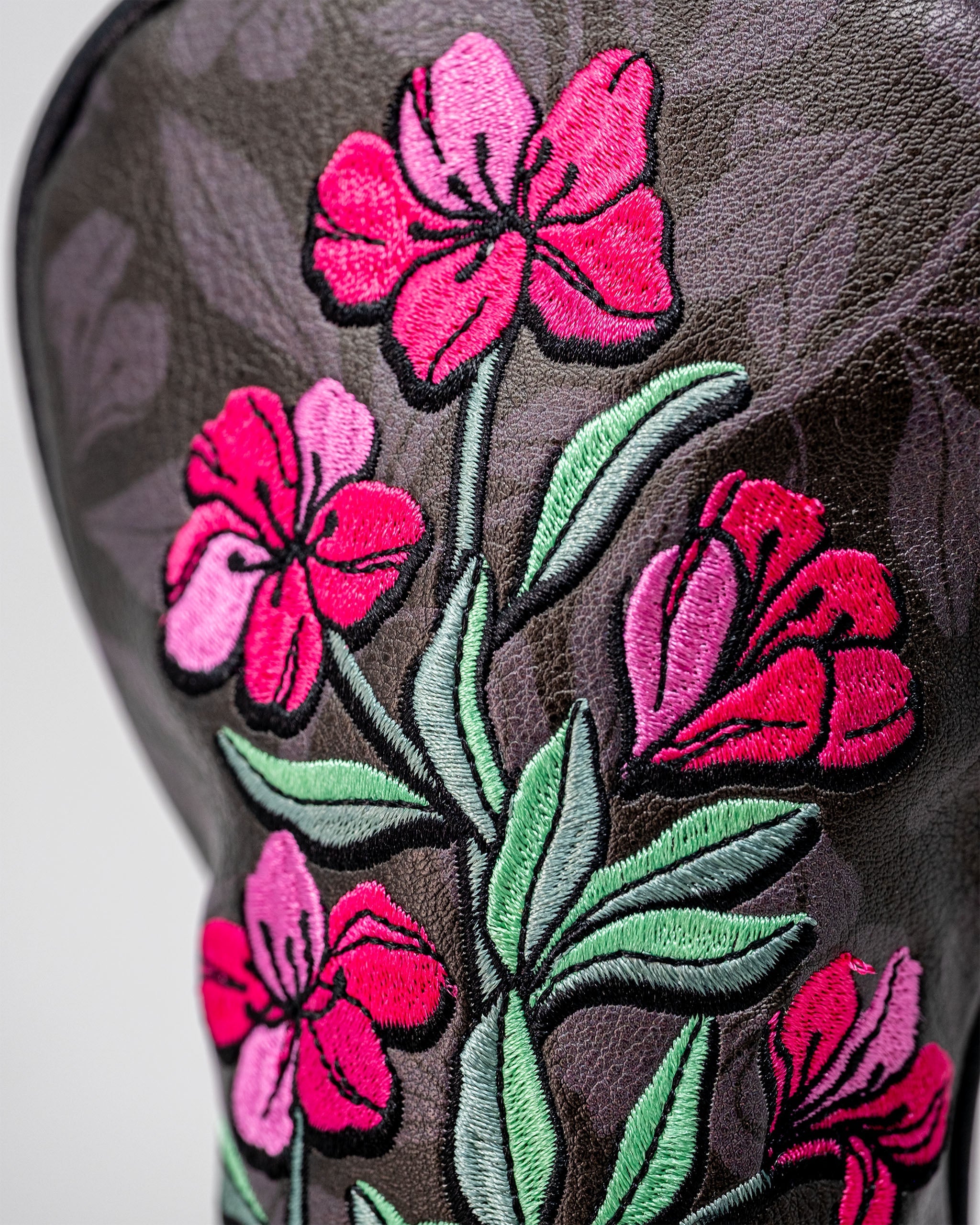 Hibiscus Bloom hybrid golf cover with vibrant floral design.