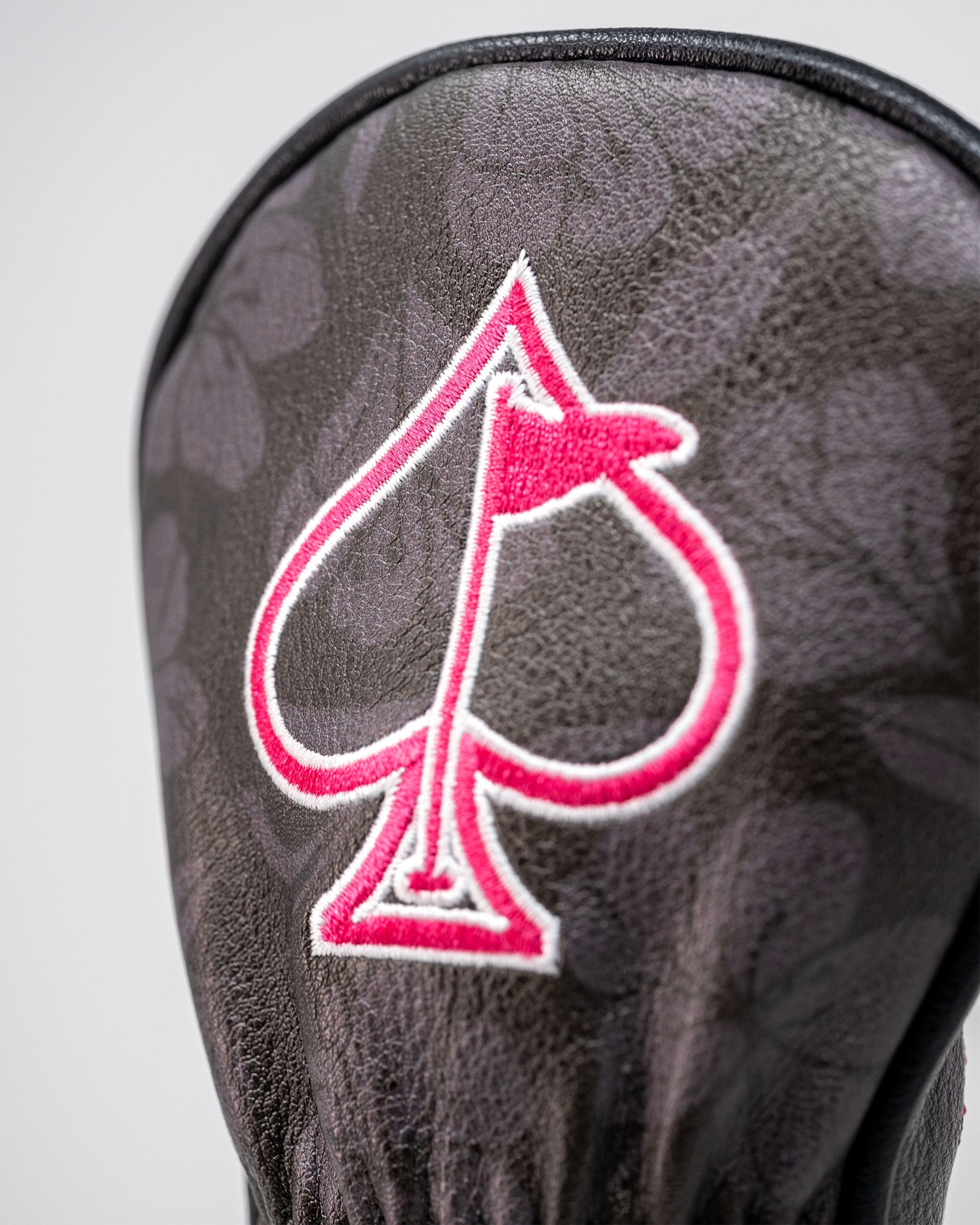 Hibiscus Bloom hybrid golf cover featuring a vibrant floral design on a sleek background.