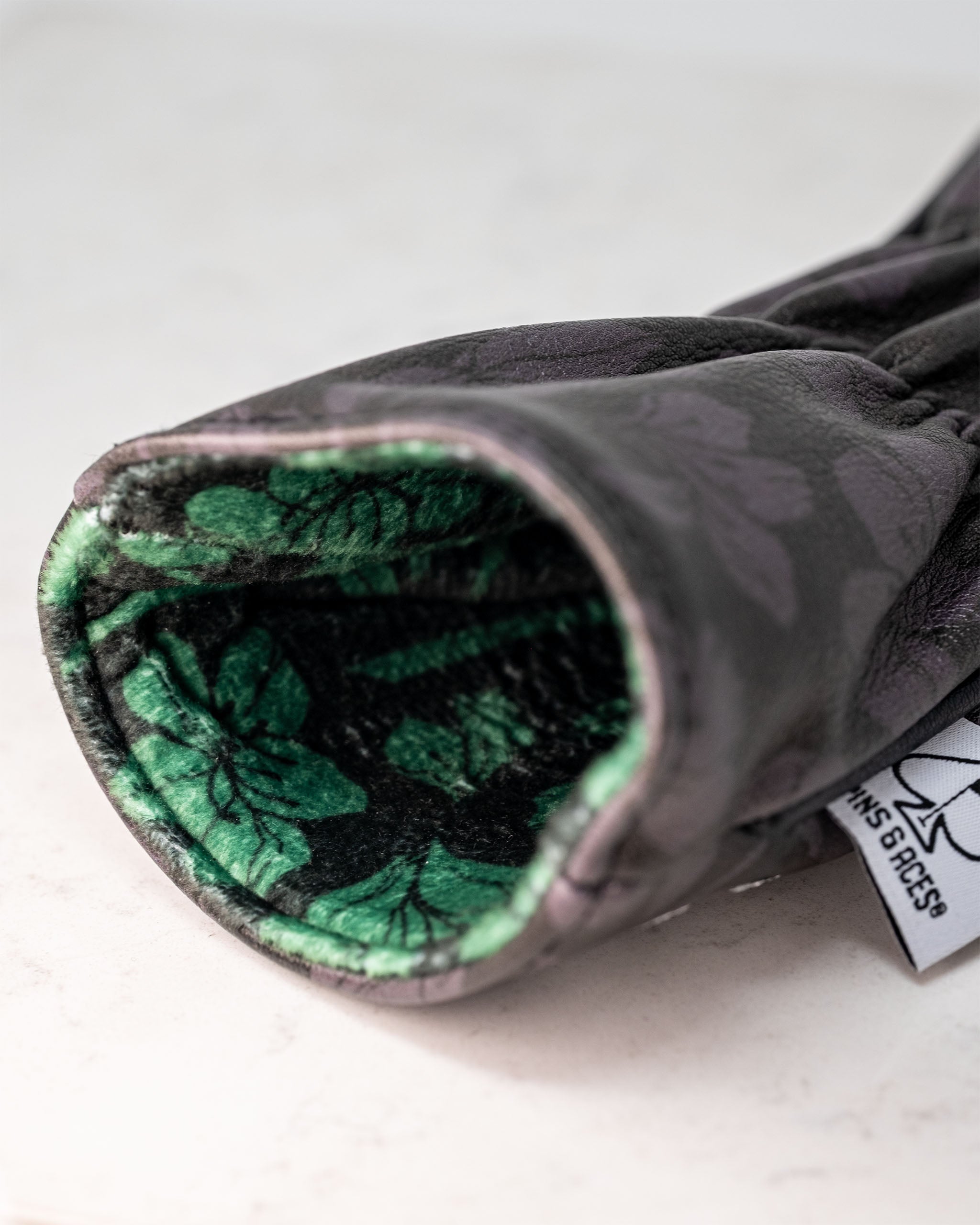 Hibiscus Bloom hybrid golf cover featuring a vibrant floral design on a sleek black background.