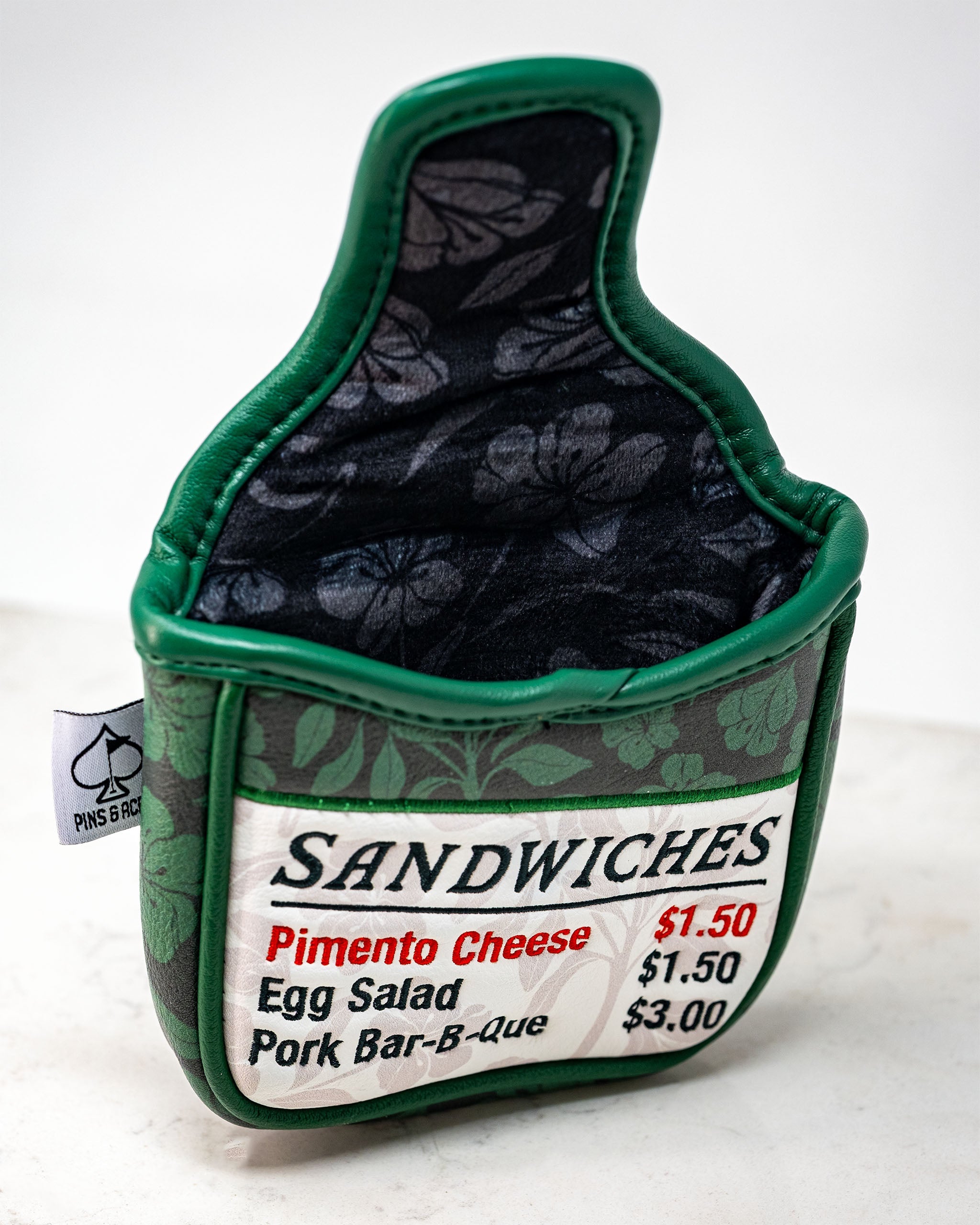 Augusta '25 mallet putter cover featuring a vibrant design with intricate detailing, ideal for protecting golf putters.