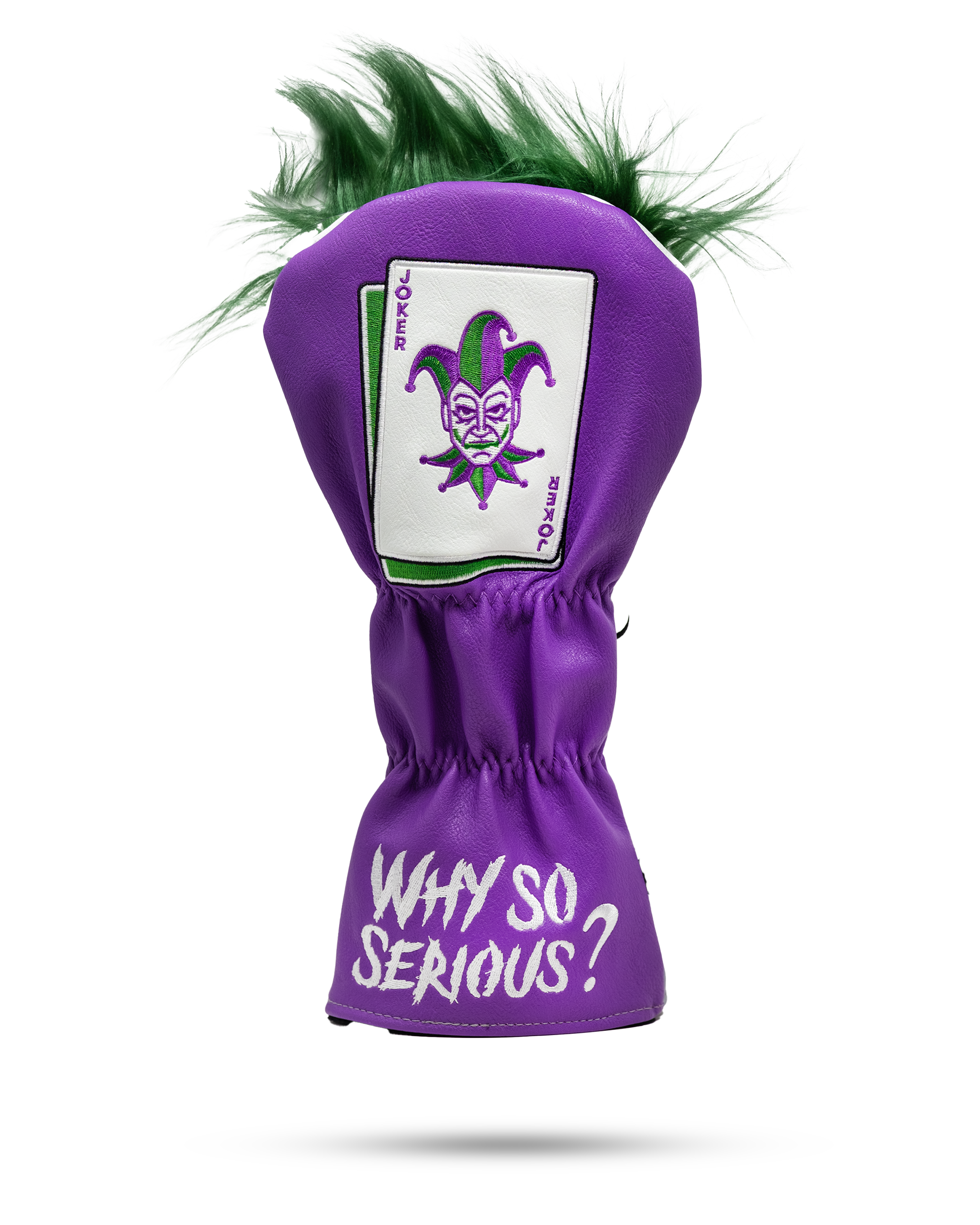 Nurse Joker driver cover with a vibrant design featuring the Joker character, perfect for golf enthusiasts.