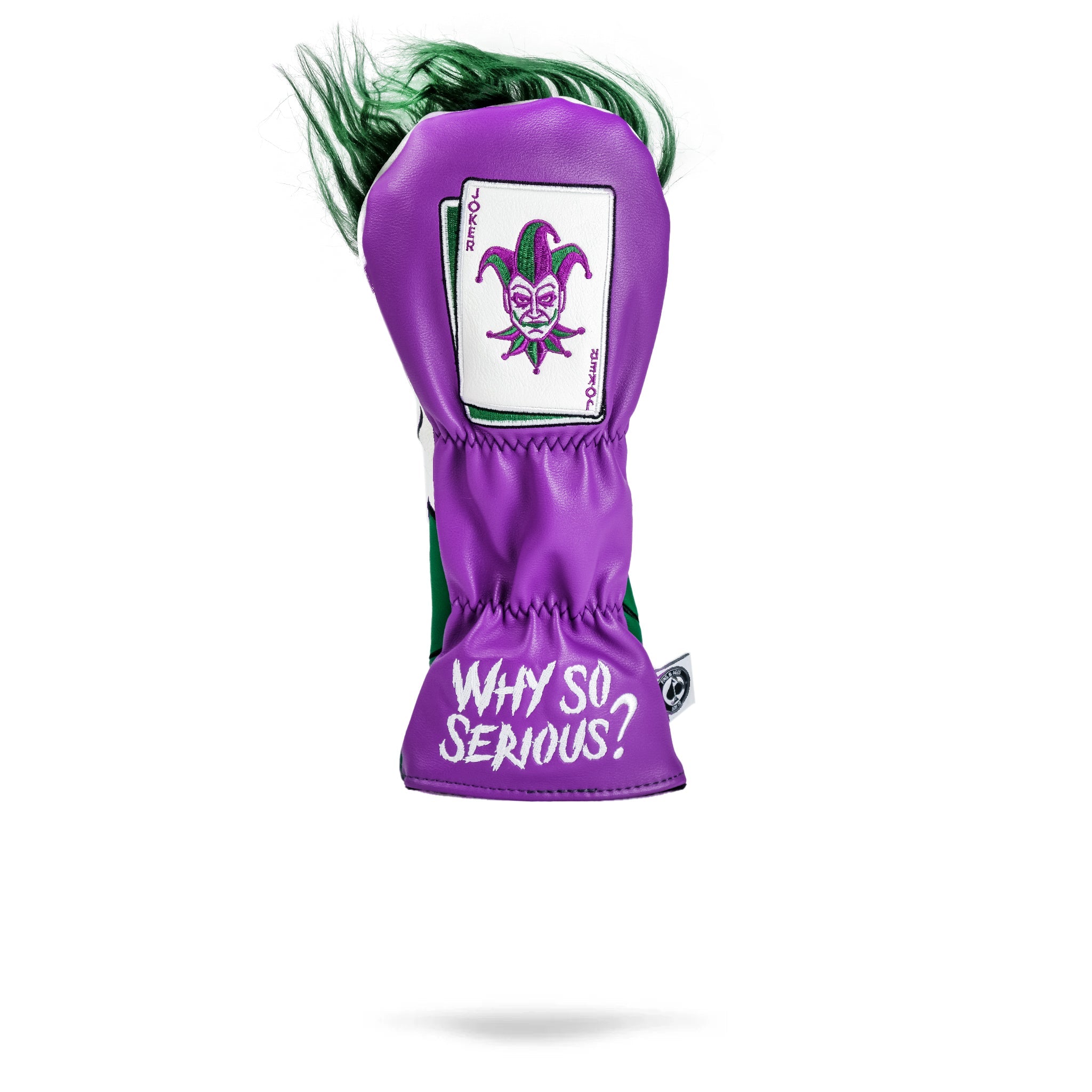 Joker fairway cover featuring a unique design with colorful graphics and a secure fit for protecting golf clubs.