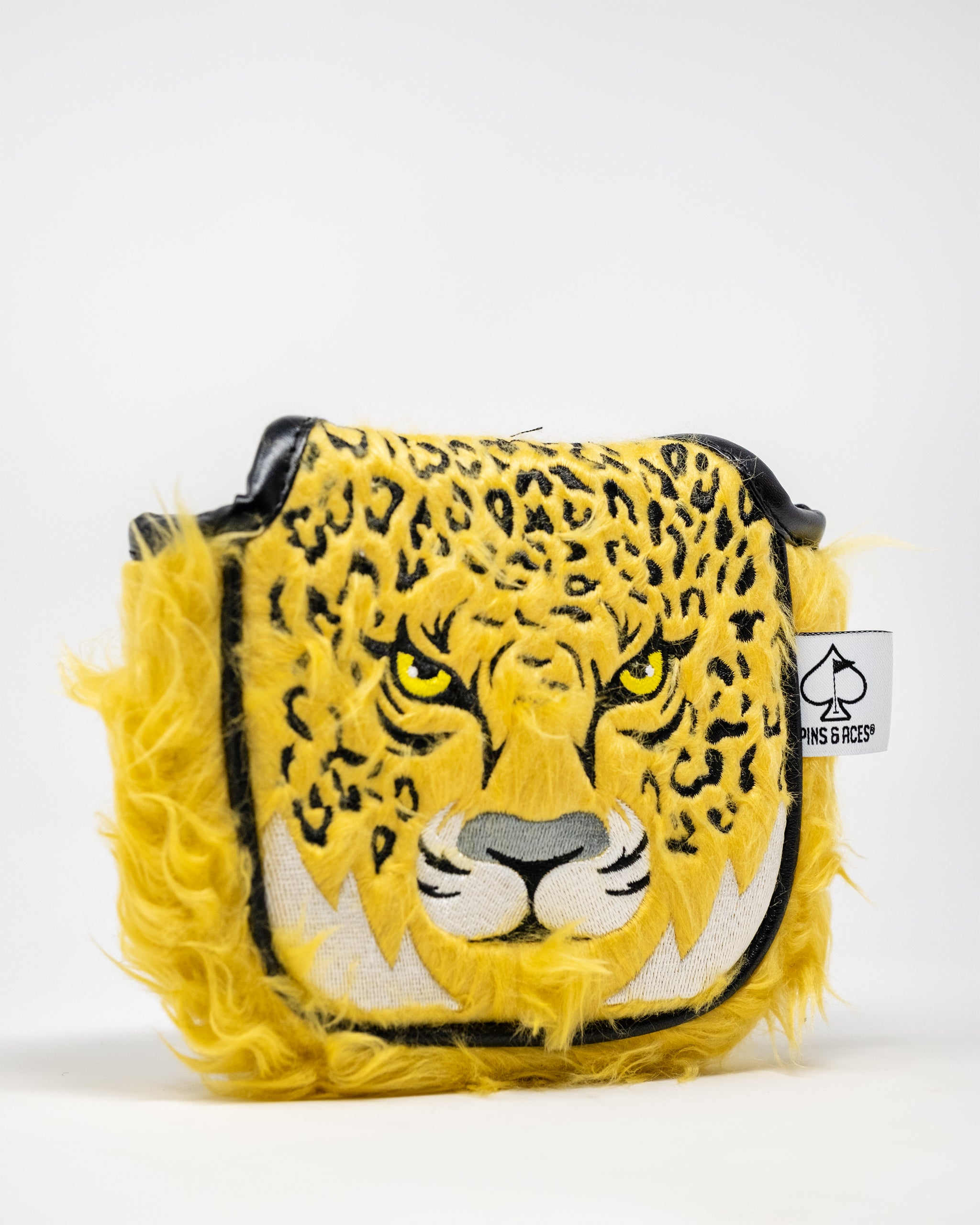 Leopard mallet putter cover featuring a stylish design with leopard print pattern.