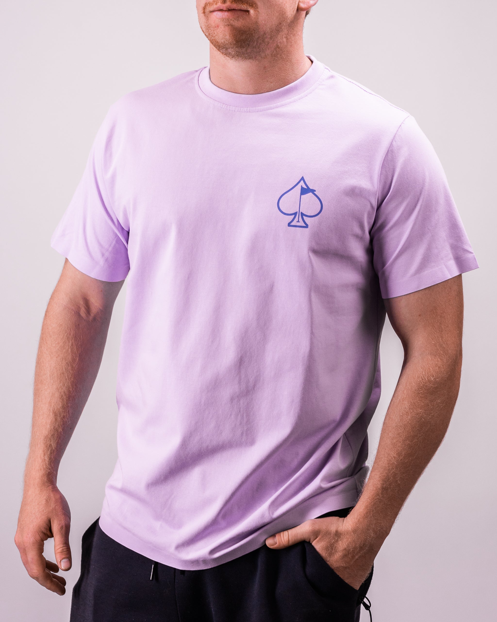 Casual black tee featuring the "Streamliner" graphic design, displayed on a model in an outdoor setting.