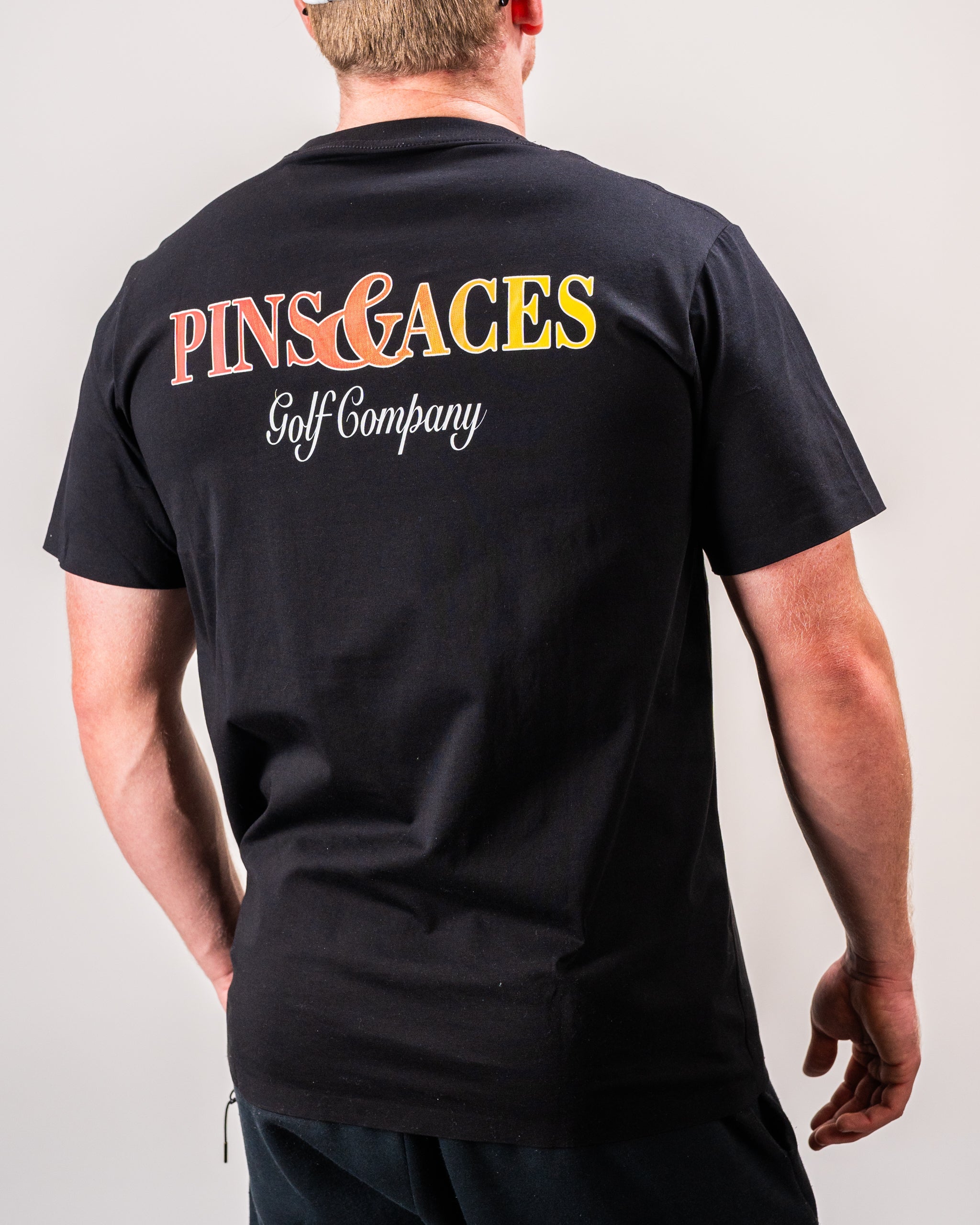 Half&Half Tee featuring a split color design in casual setting.