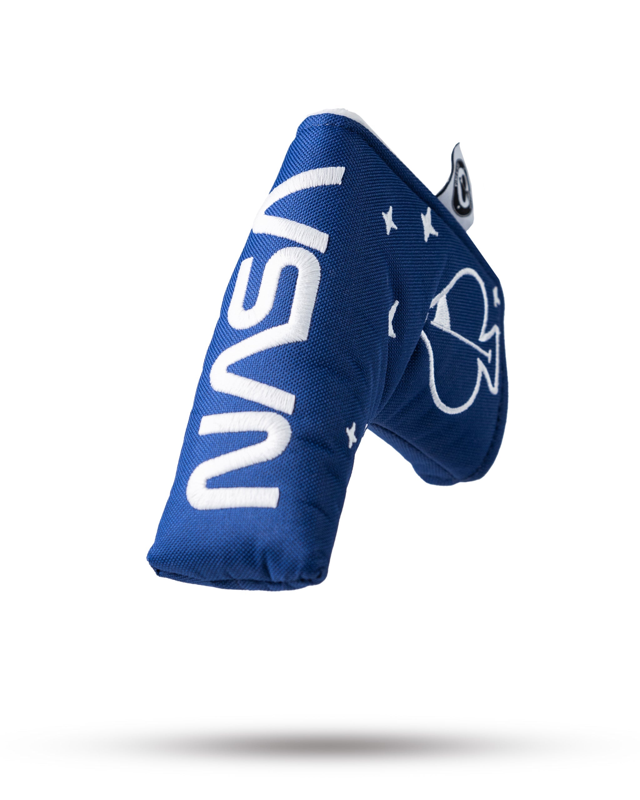NASA Space Walk Blade Putter Cover featuring a sleek design and space motif, ideal for golf enthusiasts.