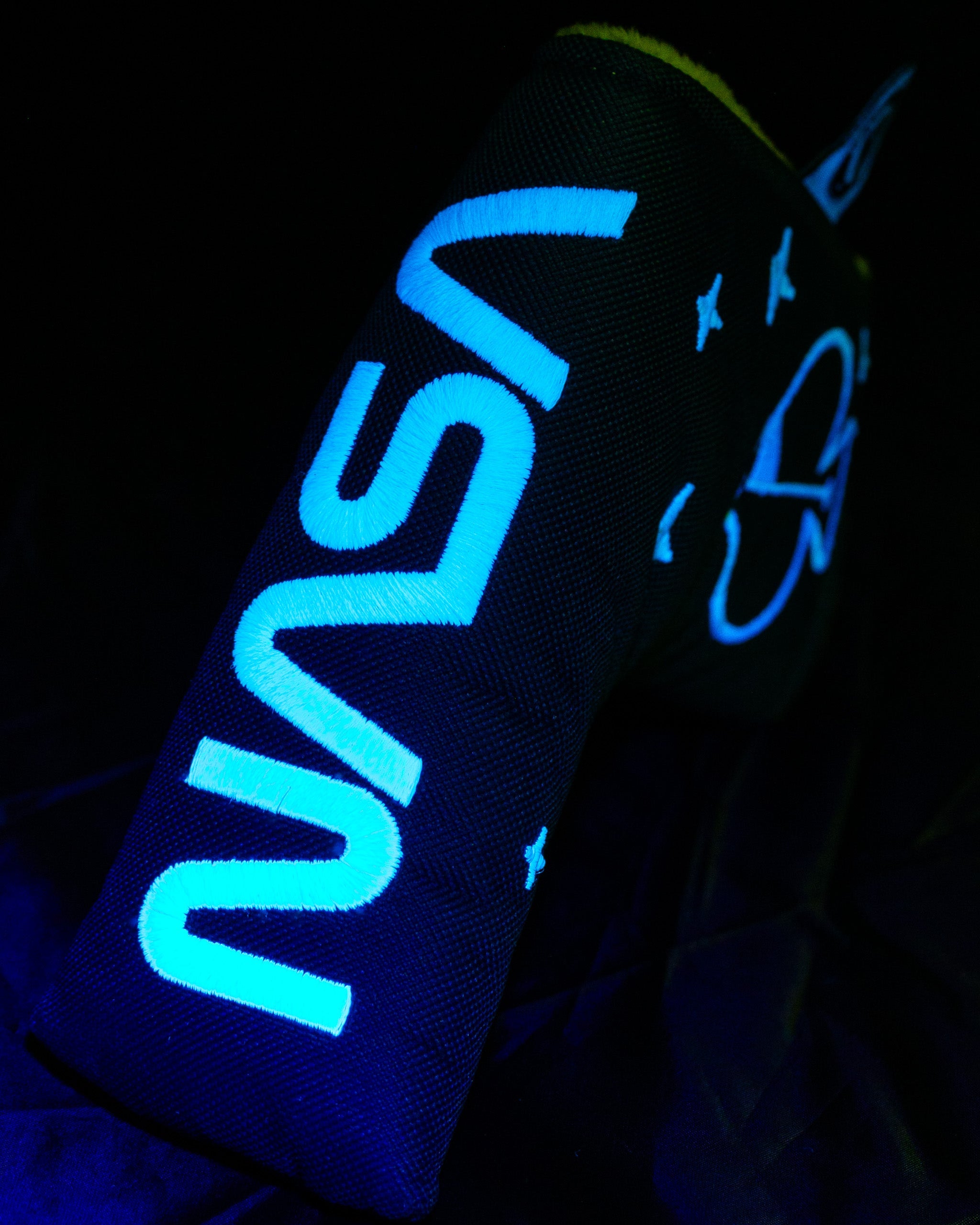 NASA Space Walk Blade Putter Cover featuring a vibrant design inspired by space exploration, with NASA logo and astronaut graphics.