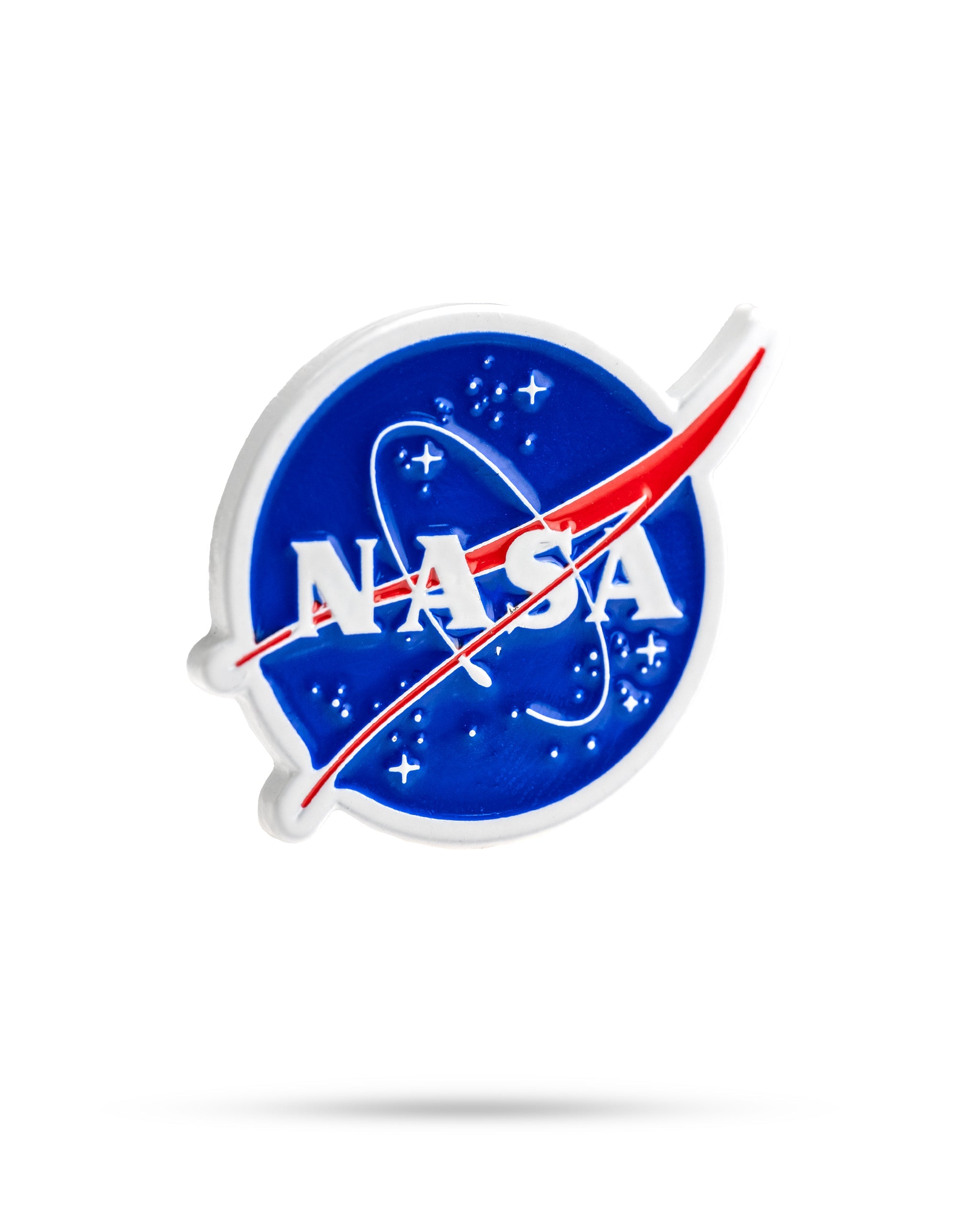 NASA "Meatball" ball marker featuring the iconic logo in vibrant colors against a sleek background.
