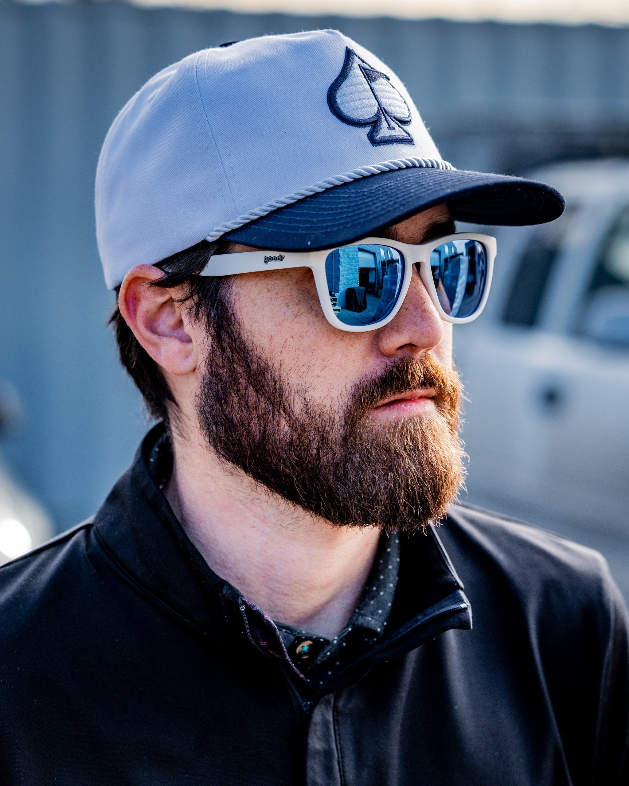 Heritage Rope Hat in Admiral blue with a braided rope detail and adjustable strap.