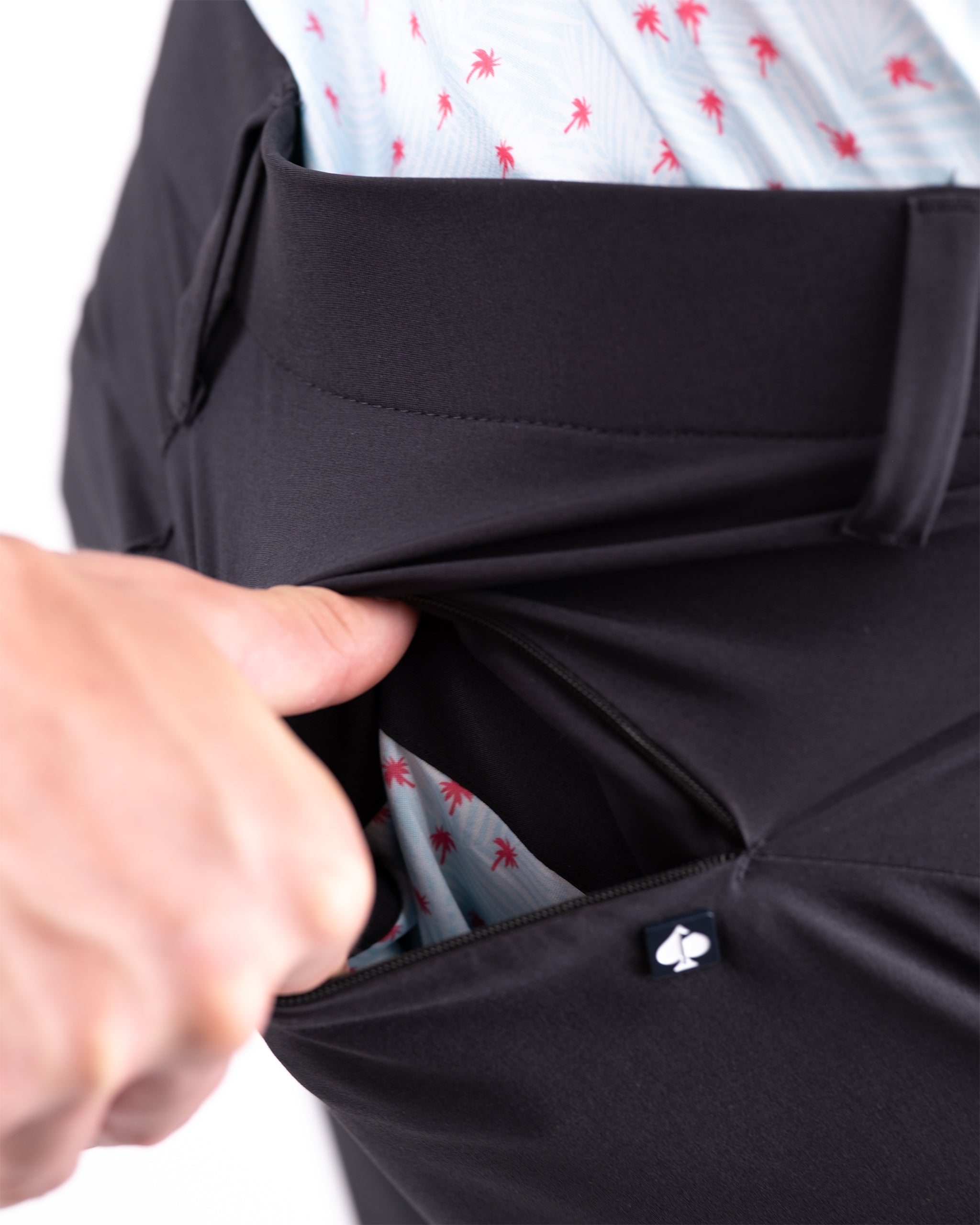 Black performance shorts designed for athletic activities, featuring a lightweight fabric and a comfortable fit.