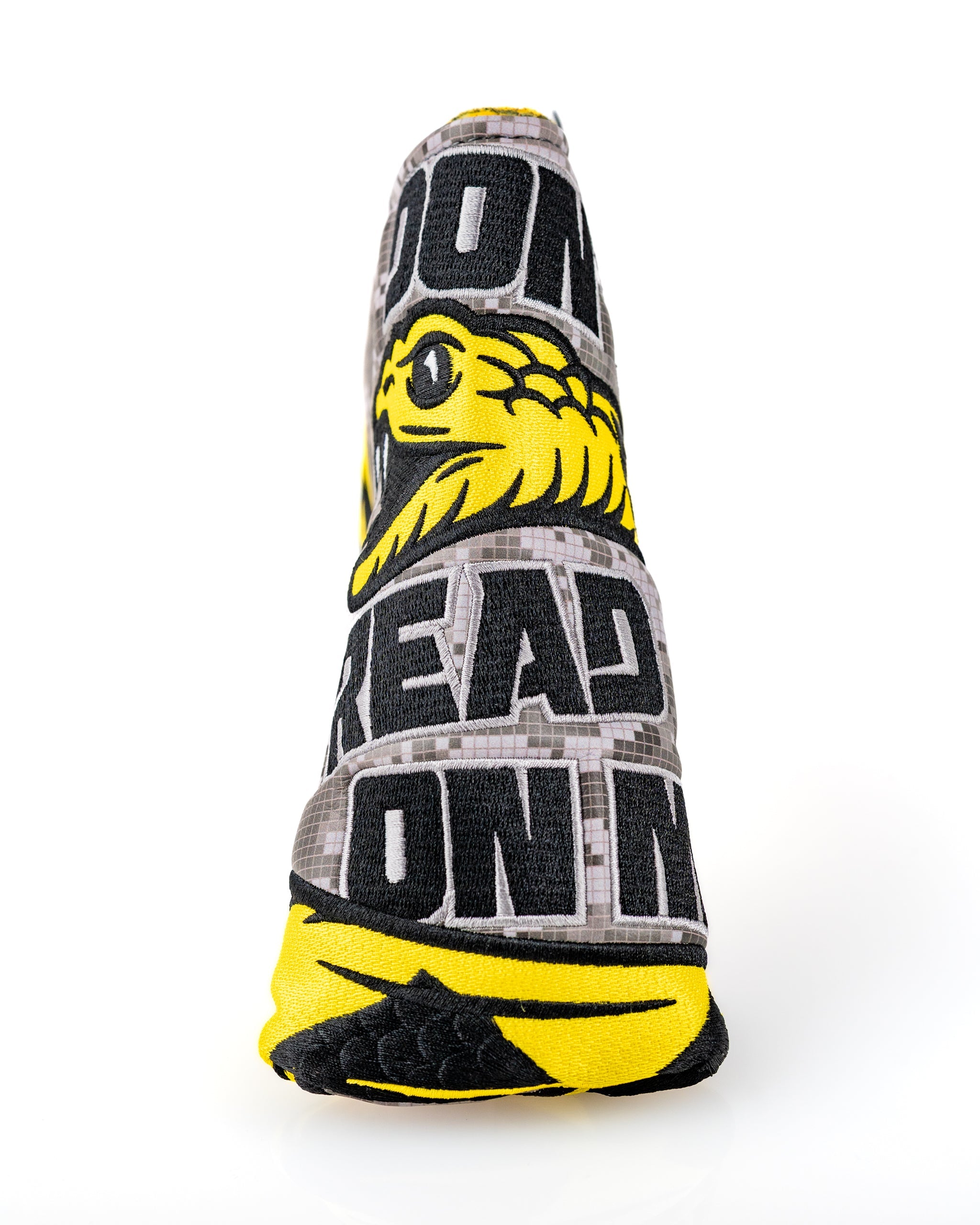 Bold Don't Tread On Me 2.0 blade putter cover featuring a striking snake design and vibrant colors for standout style.