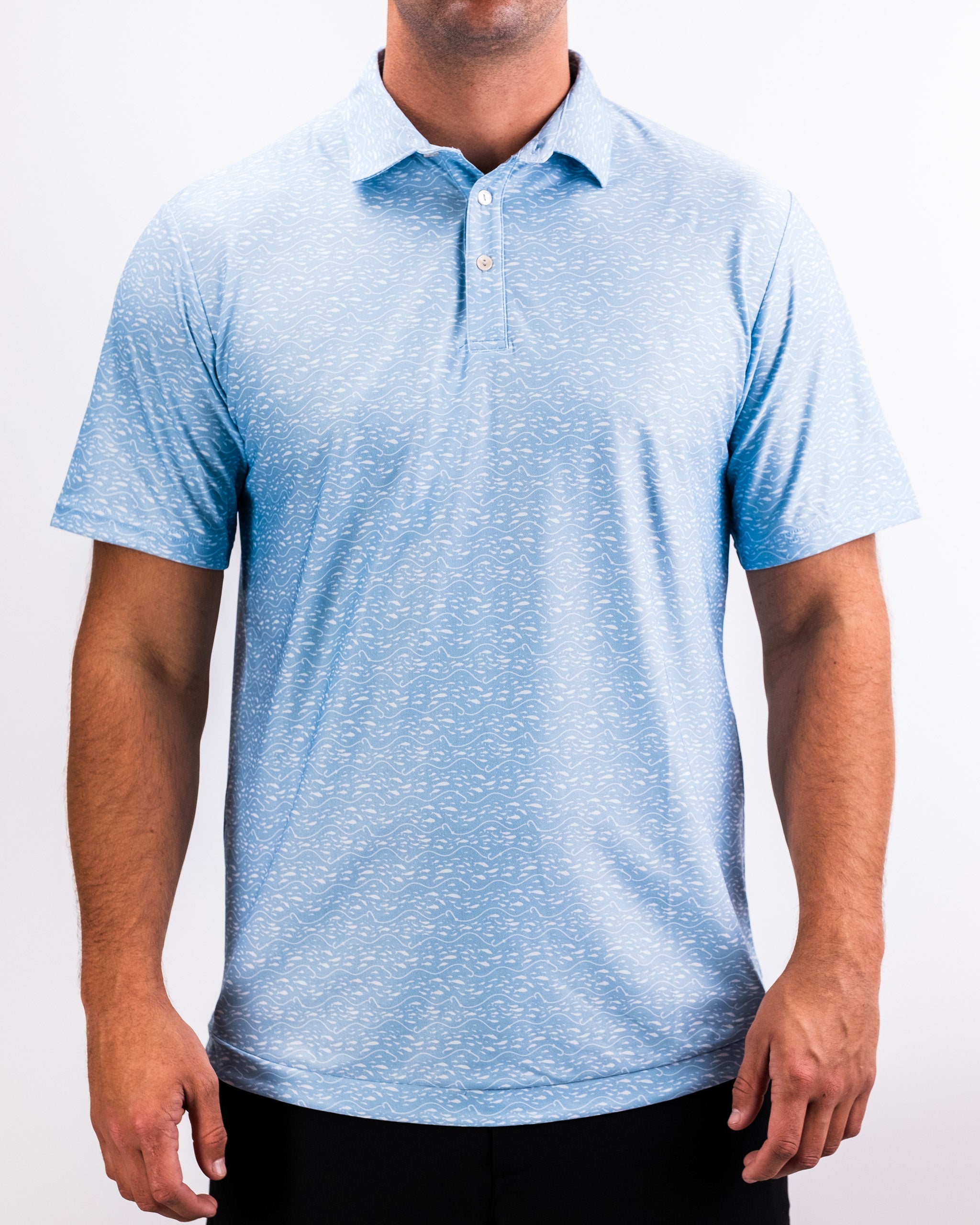 Player Preferred™ Polo in Tidal Flow color, featuring a sleek design and breathable fabric, displayed against a neutral background.
