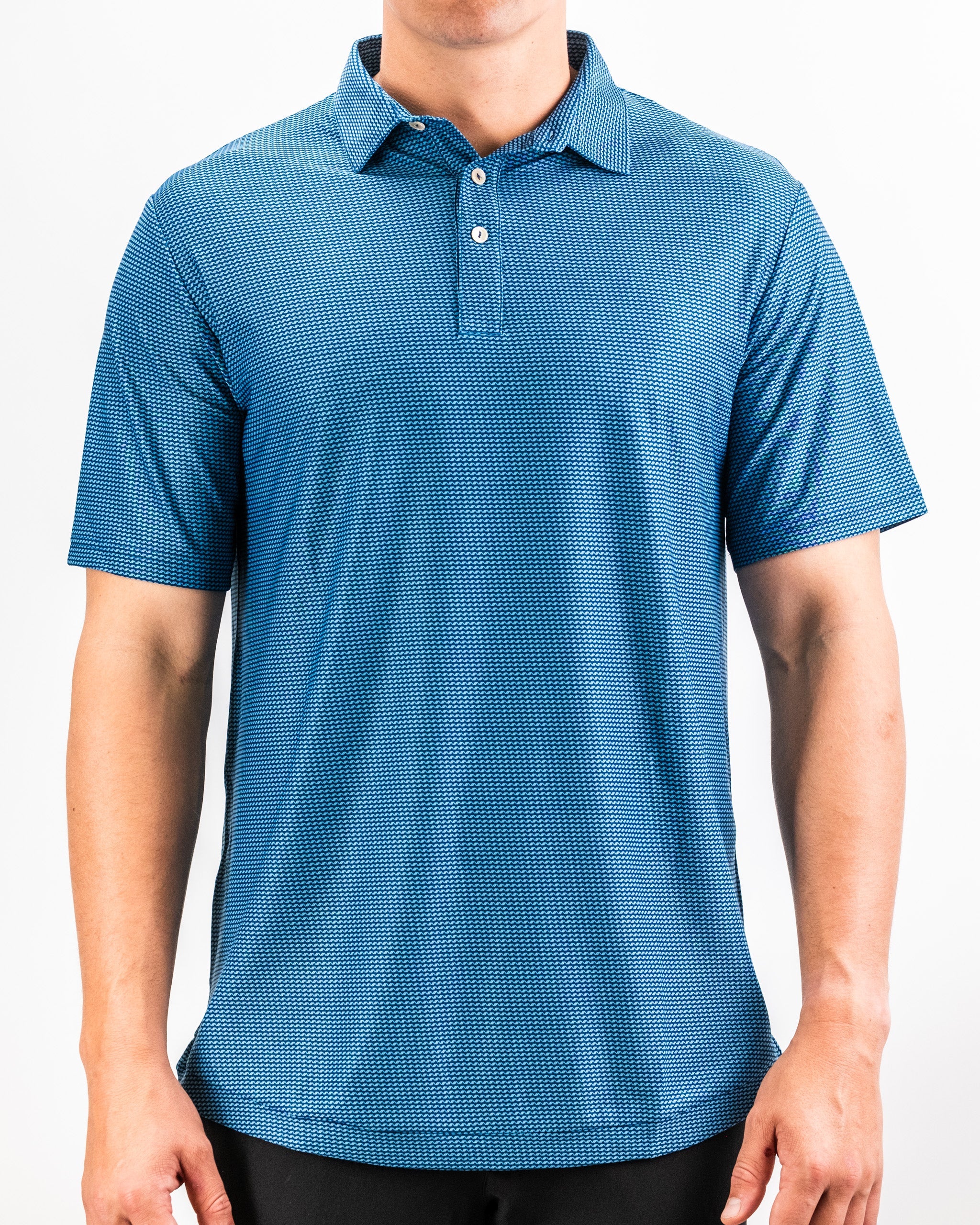 Player Preferred™ Polo in Ocean Wave color, featuring a classic design with a collar and short sleeves, displayed on a neutral background.