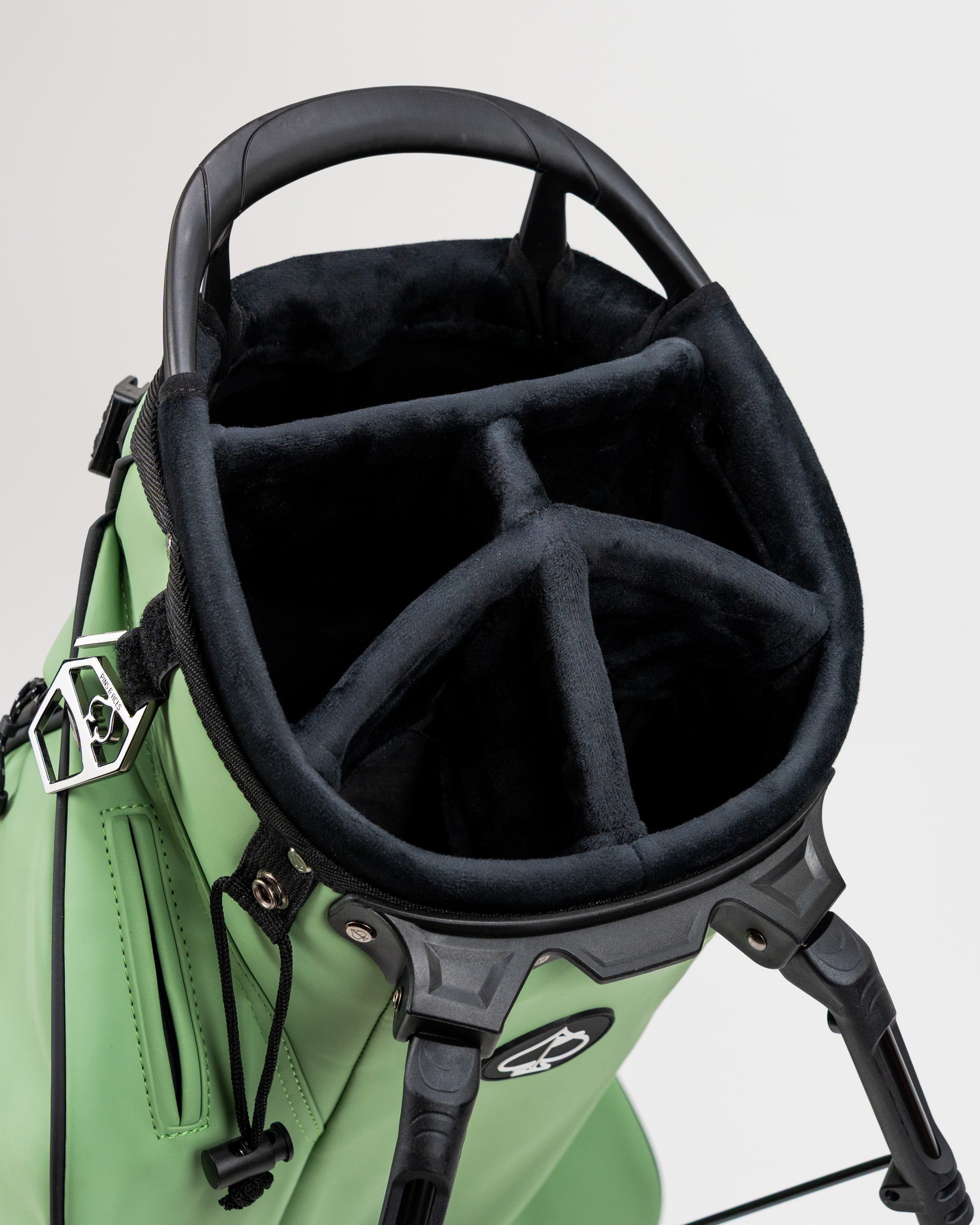 Player Preferred™ Golf Bag in Sage color with a 5-way top and multiple pockets for storage.