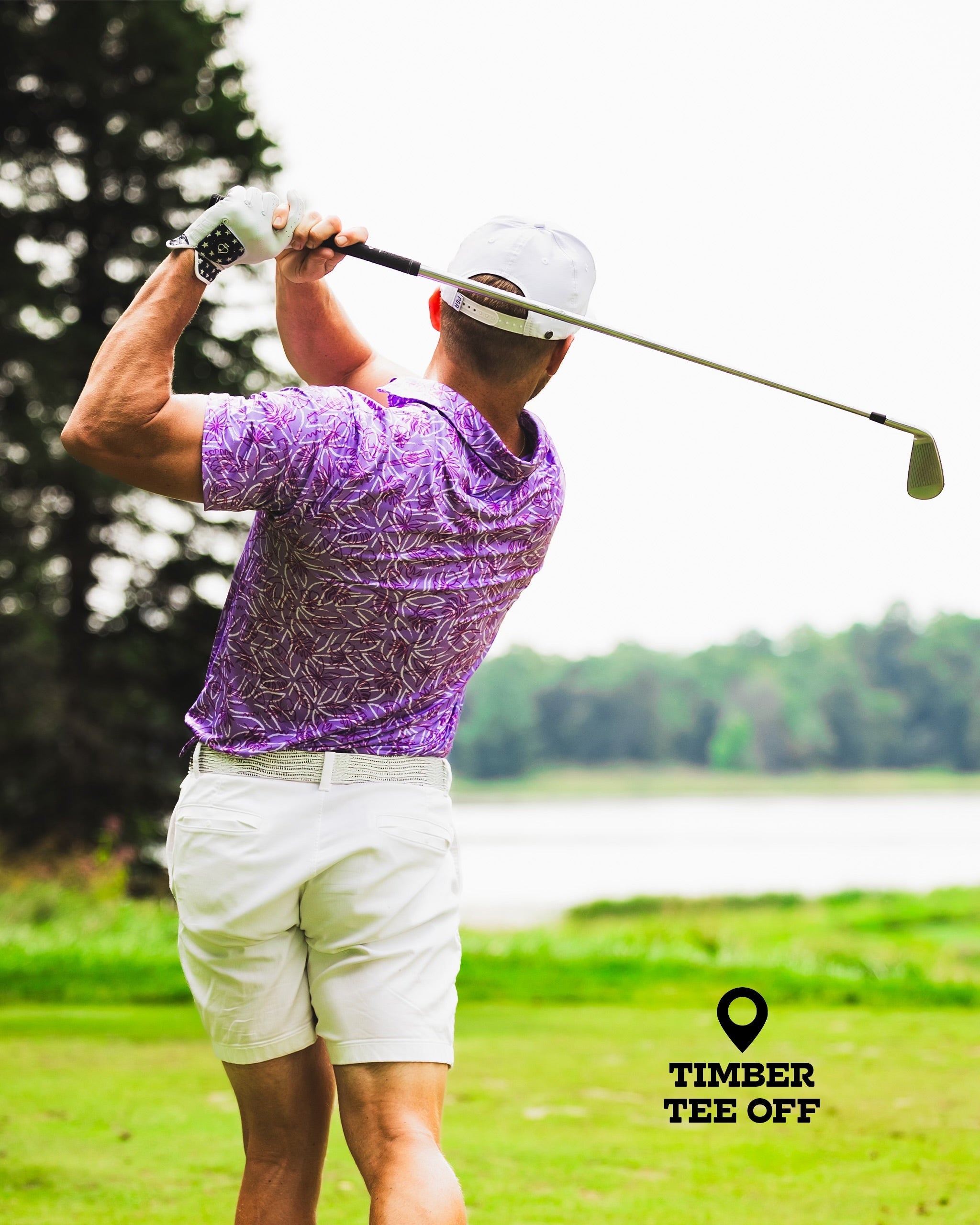 Premium Tour Glove in Stars design, featuring high-quality synthetic material for enhanced grip and comfort, ideal for golfing.