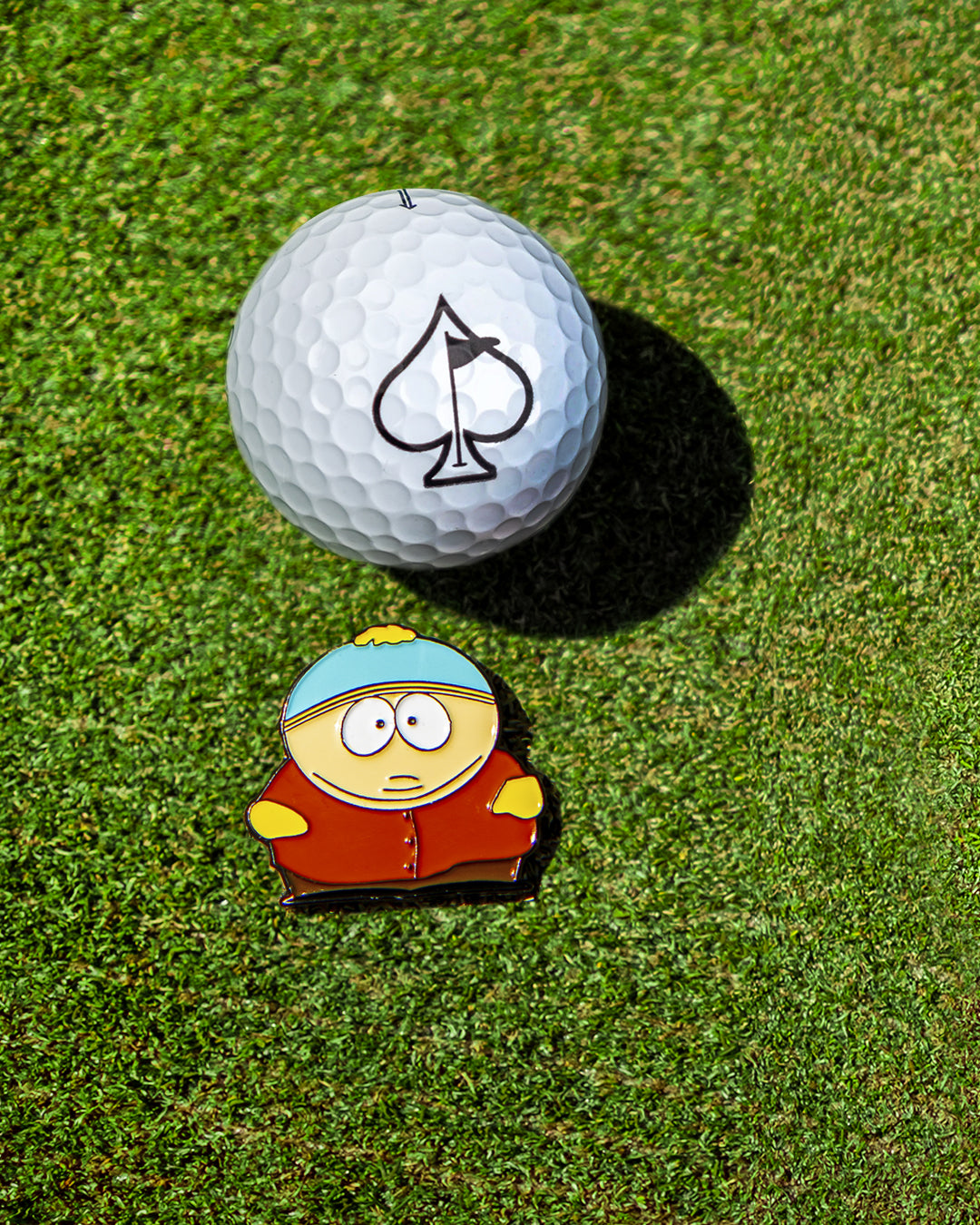 South Park Ball Marker featuring Cartman character design.
