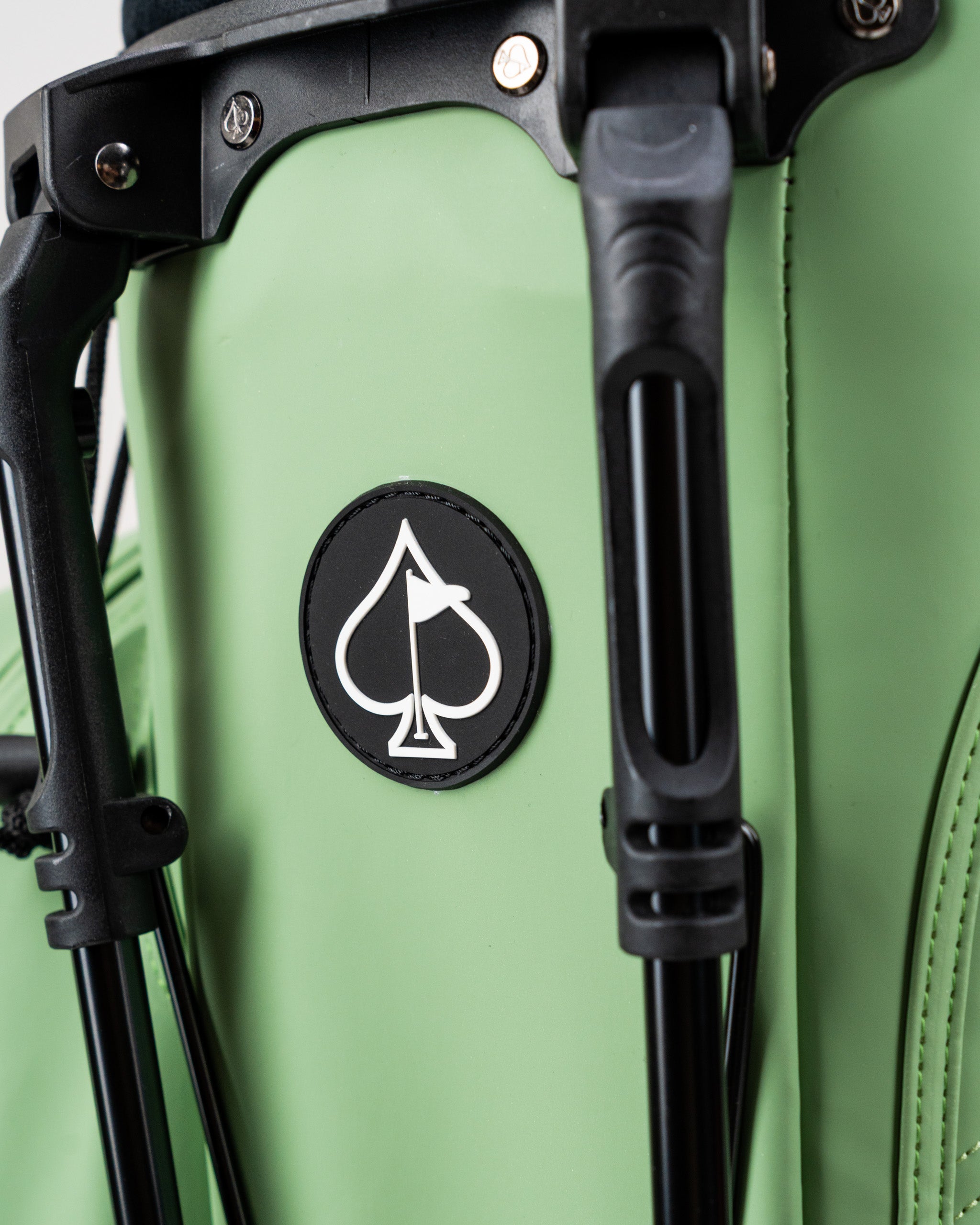 Player Preferred™ Golf Bag in Sage color, featuring multiple pockets, comfortable straps, and a sleek design.
