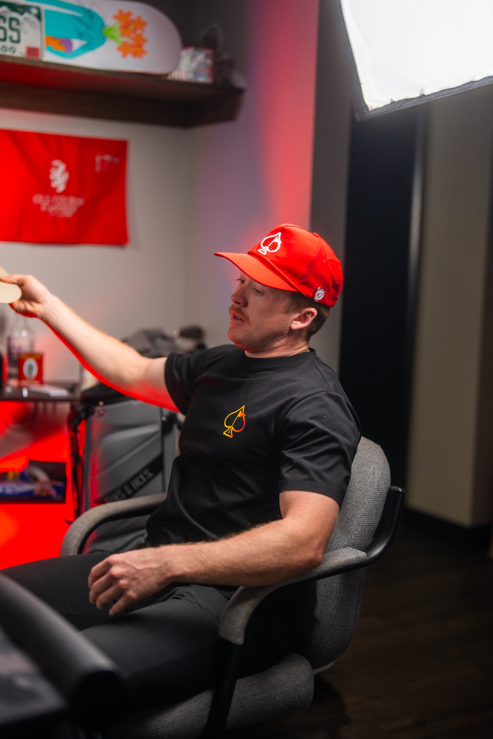 Half&Half Streetwear Tee in black and white featuring a modern split design.