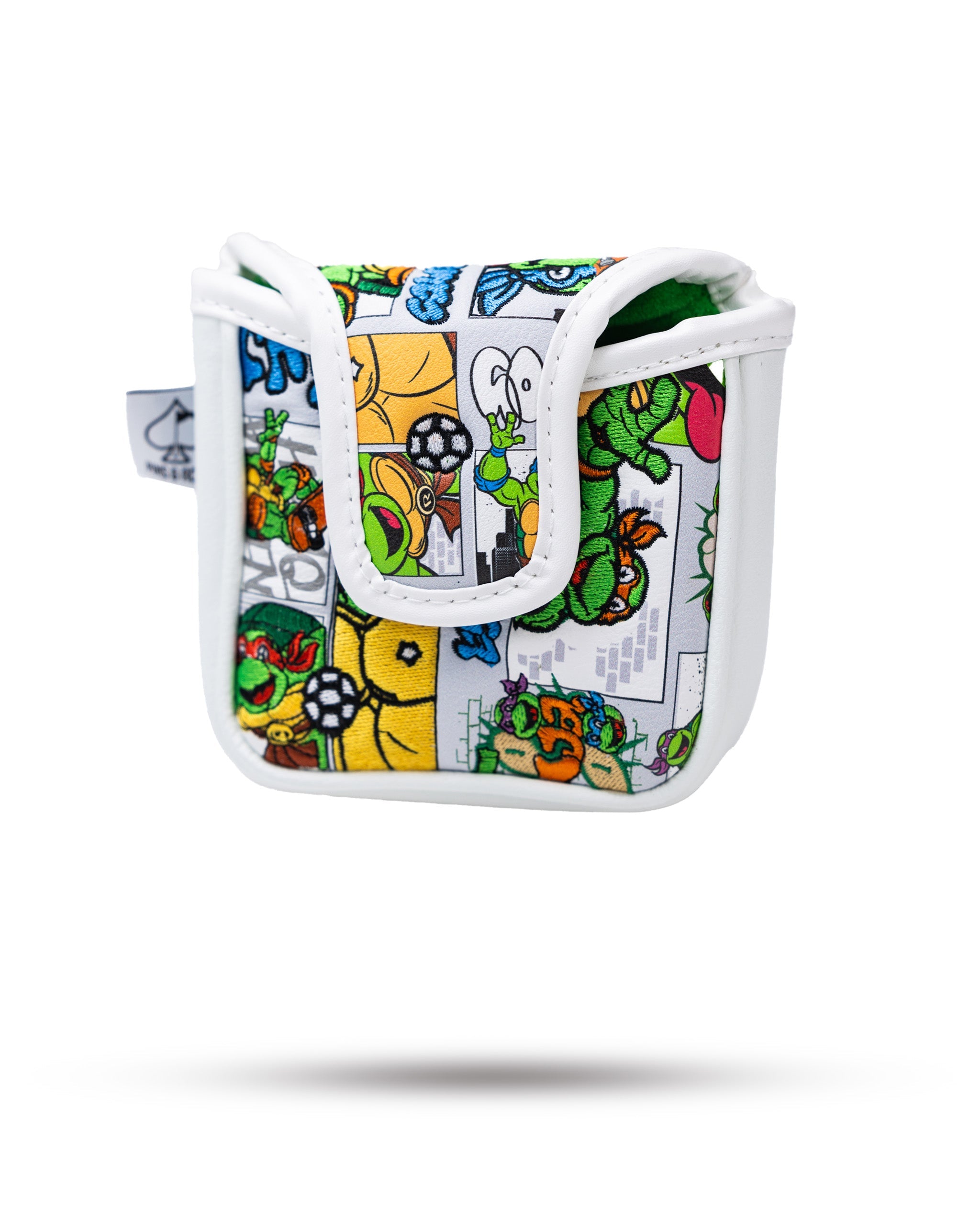 TMNT Comics Mallet Cover featuring vibrant graphics of Teenage Mutant Ninja Turtles, showcasing iconic characters and comic styles.