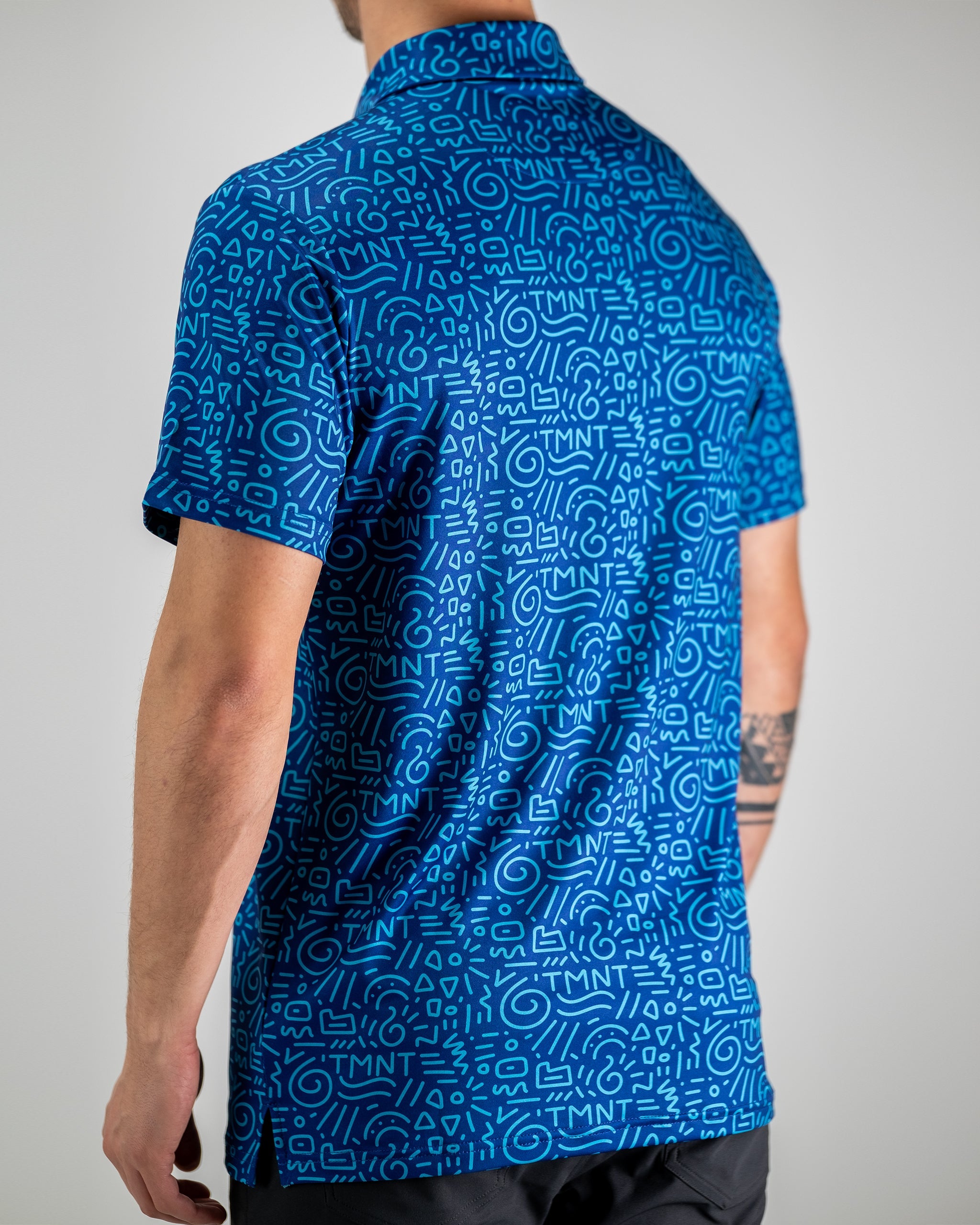 TMNT Doodle art featuring colorful illustrations of Teenage Mutant Ninja Turtles and related characters on a vibrant background.