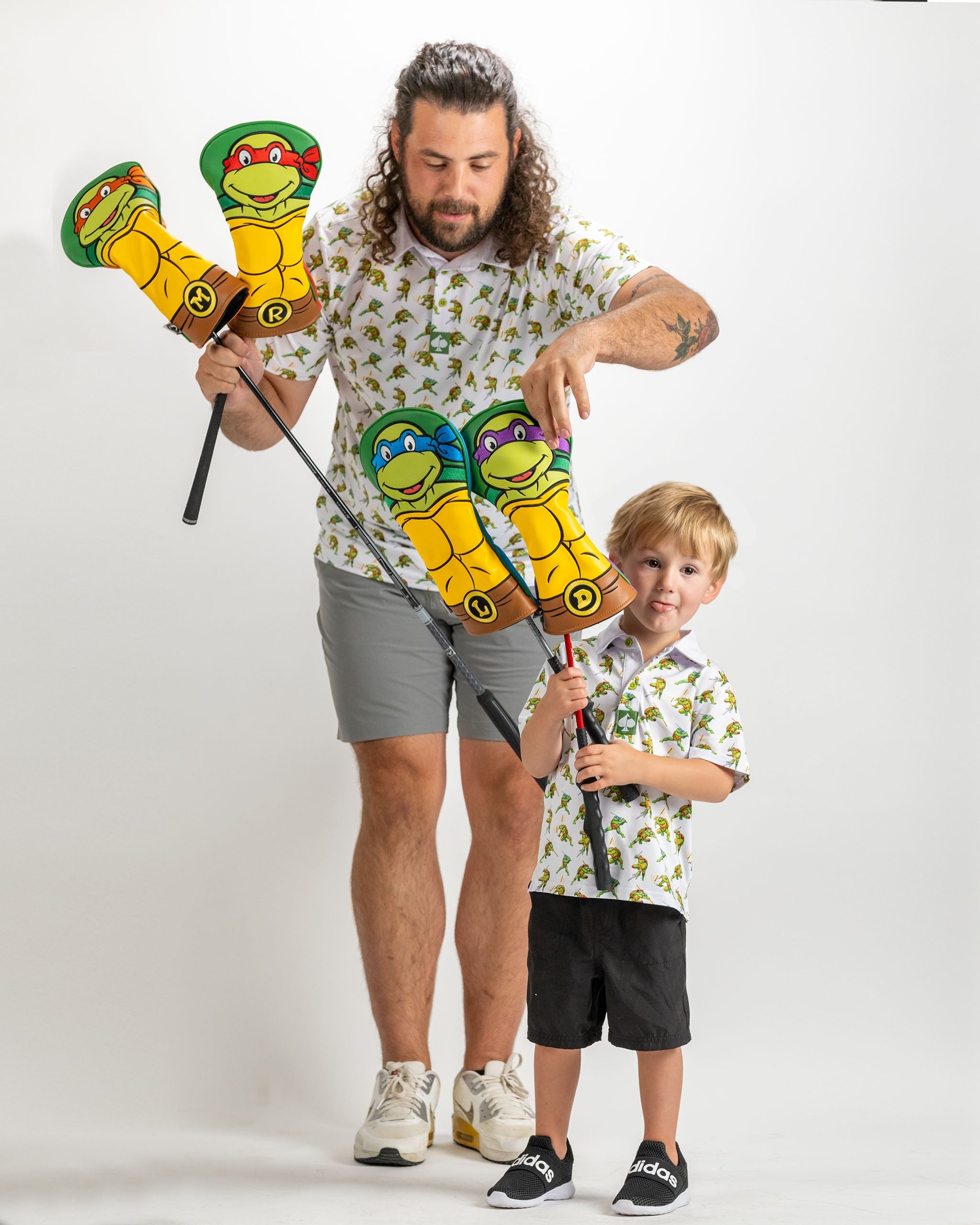 "TMNT Youth Cowabunga Classic 8-Bit graphic t-shirt featuring vibrant retro design inspired by Teenage Mutant Ninja Turtles."