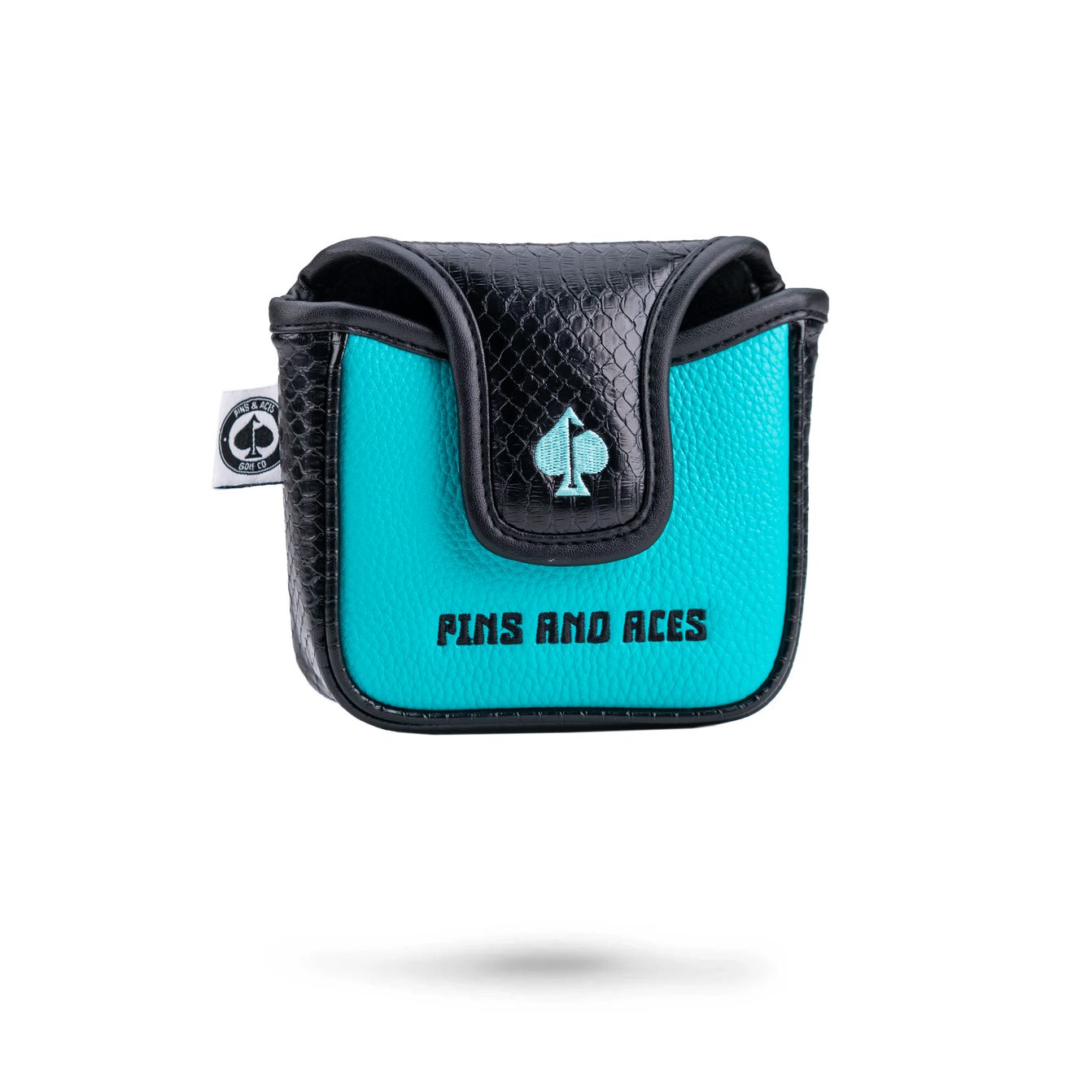 "Rockies Mallet Cover featuring mountain design, ideal for protecting putters."