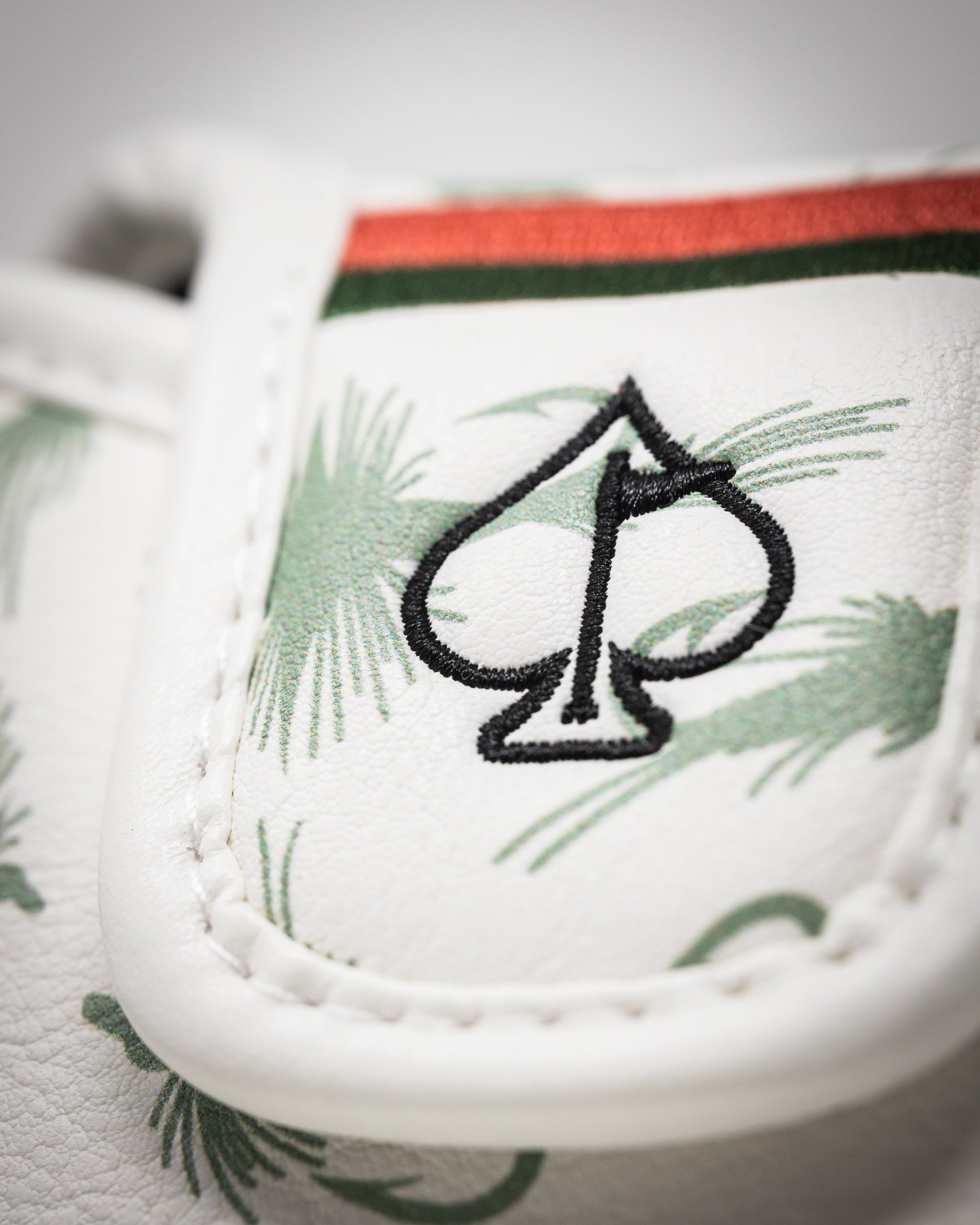 Trout mallet putter cover featuring a vibrant trout design, crafted from durable materials for golf club protection.