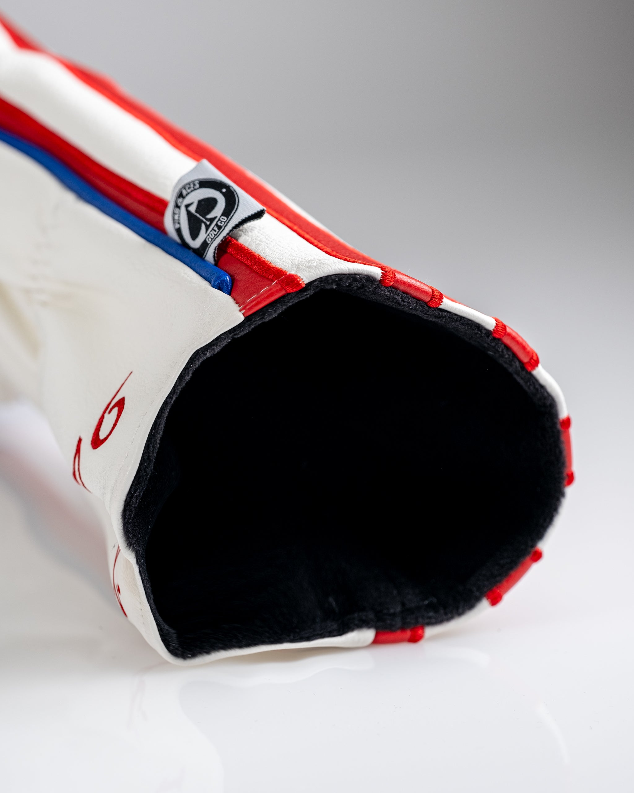 Betsy Ross driver cover featuring a patriotic design with the American flag, handcrafted from durable materials.