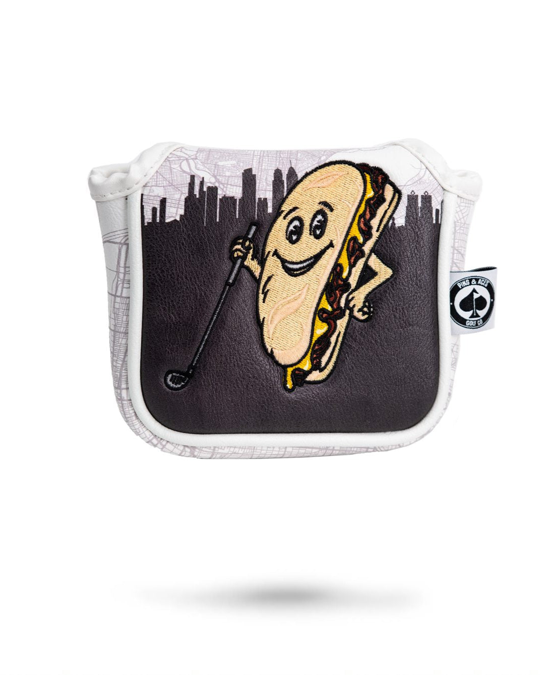 Whiz Wit Mallet Cover featuring a sleek design and vibrant color, perfect for golf enthusiasts.