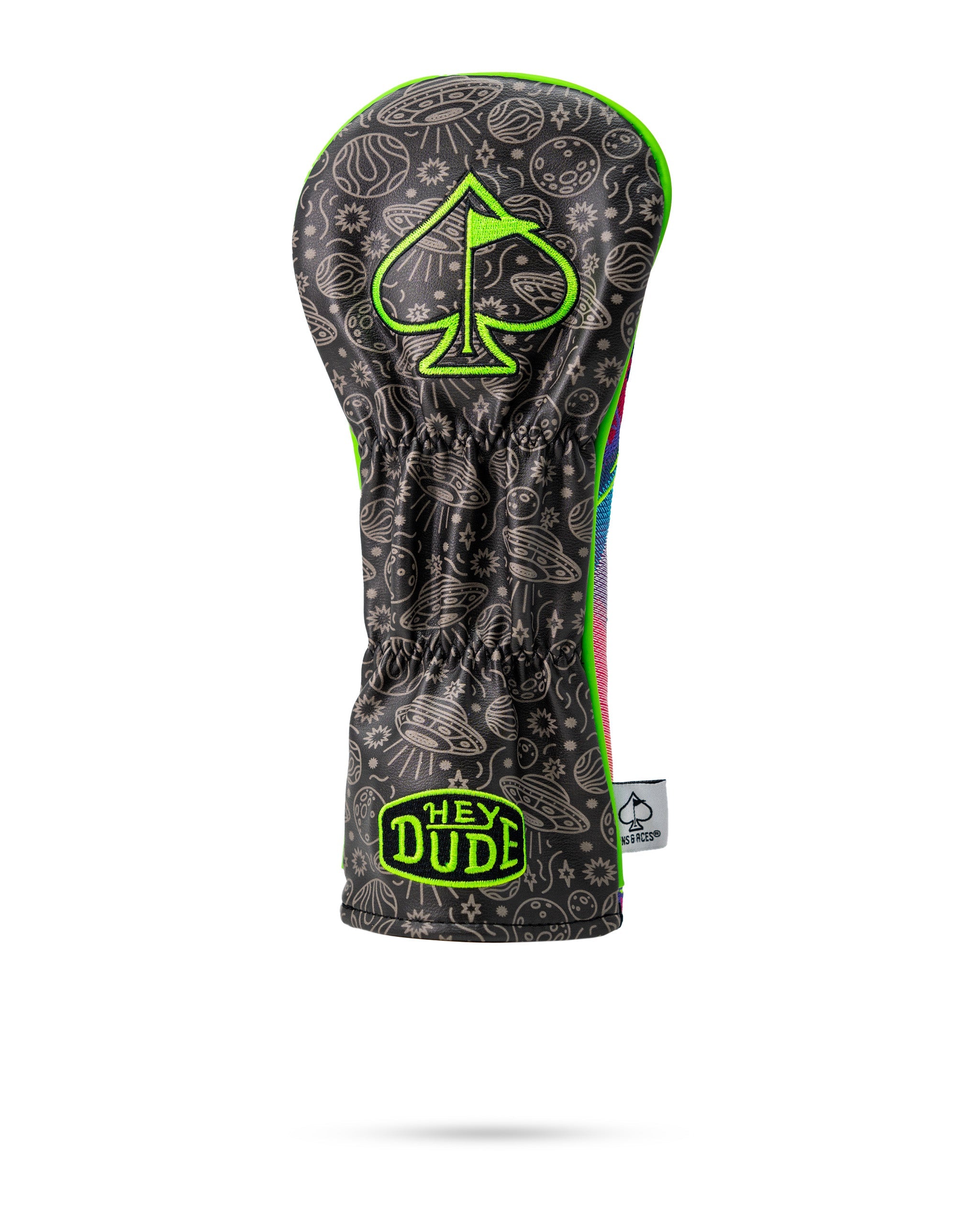 HEYDUDE Fairway Cover featuring a stylish design in a blend of blue and gray with a logo on the front.