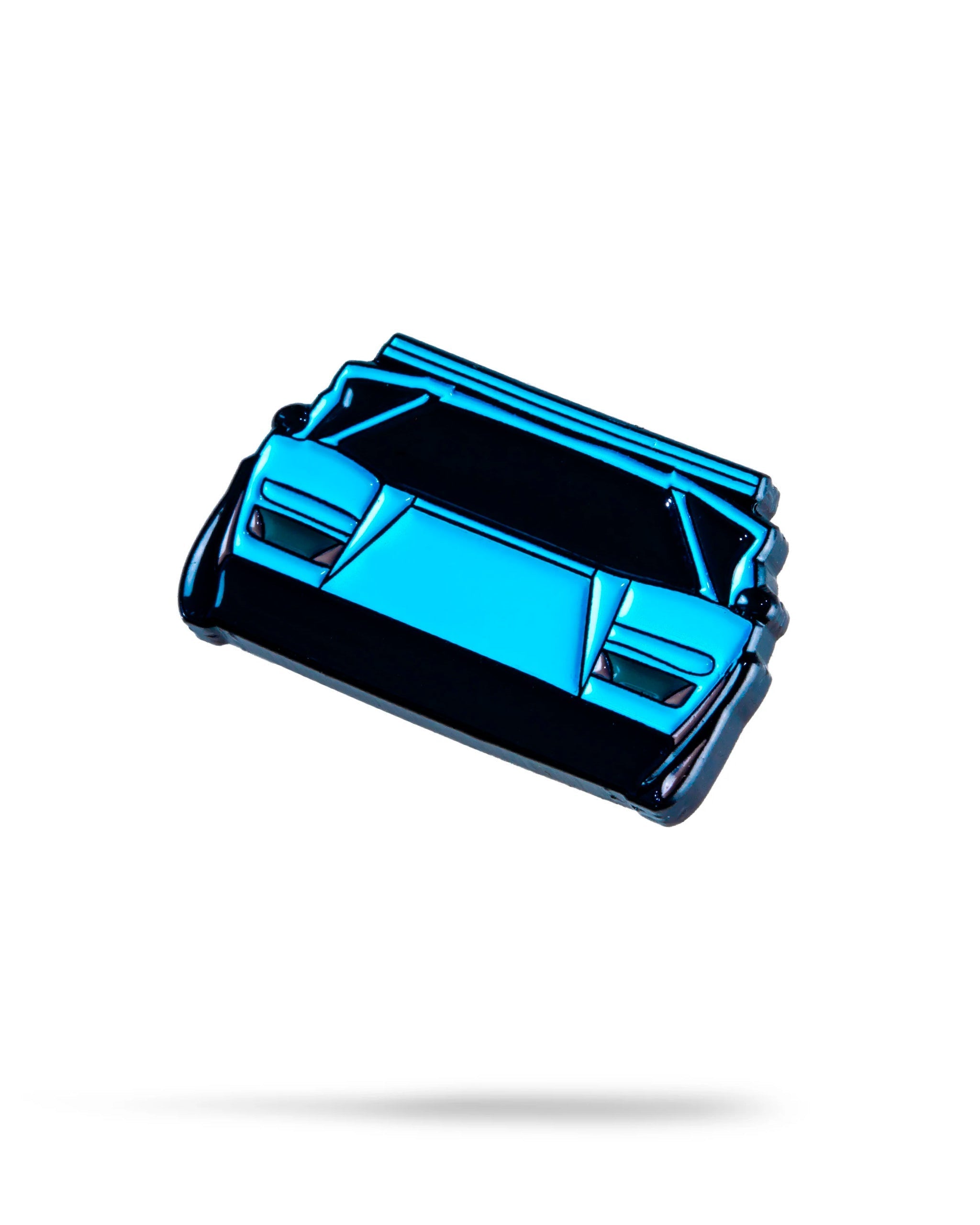 Bold blue ball marker featuring a sleek car design, perfect for golfers who want to add flair to their game.