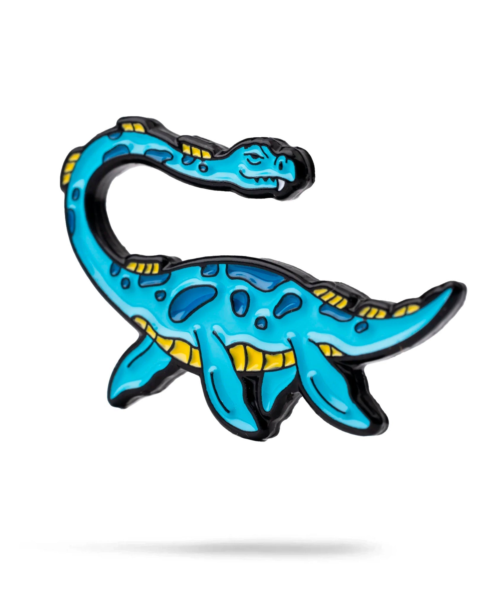 Nessie Ball Marker featuring a whimsical Loch Ness monster design in vibrant colors.